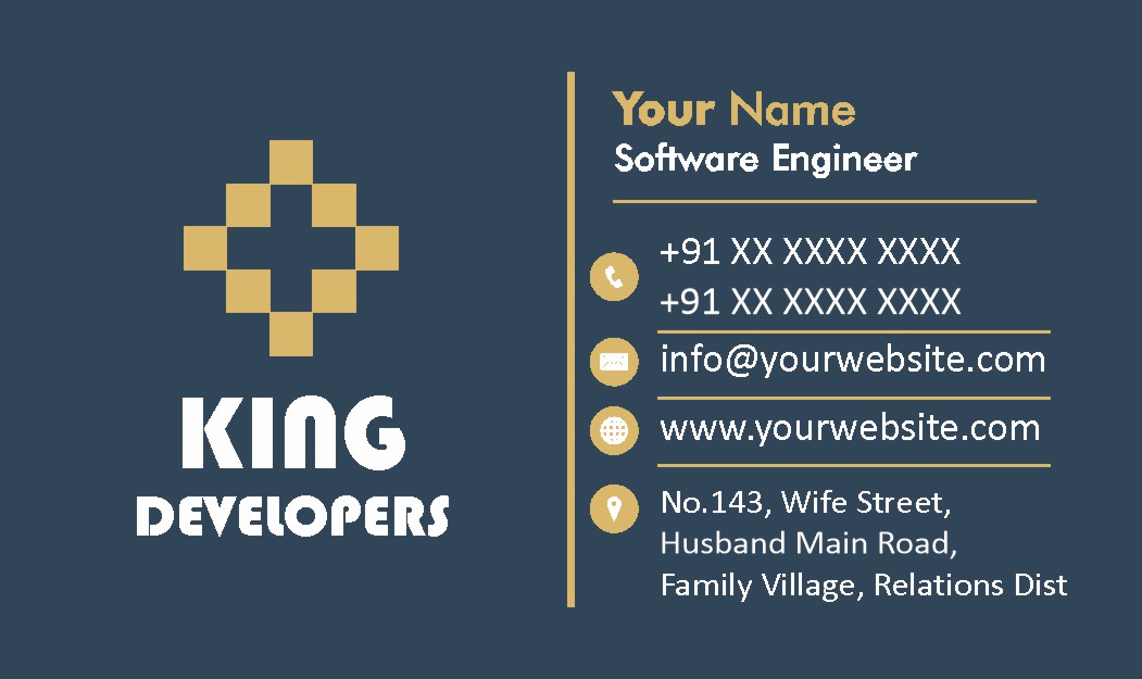 Premium Office Visiting Card Design