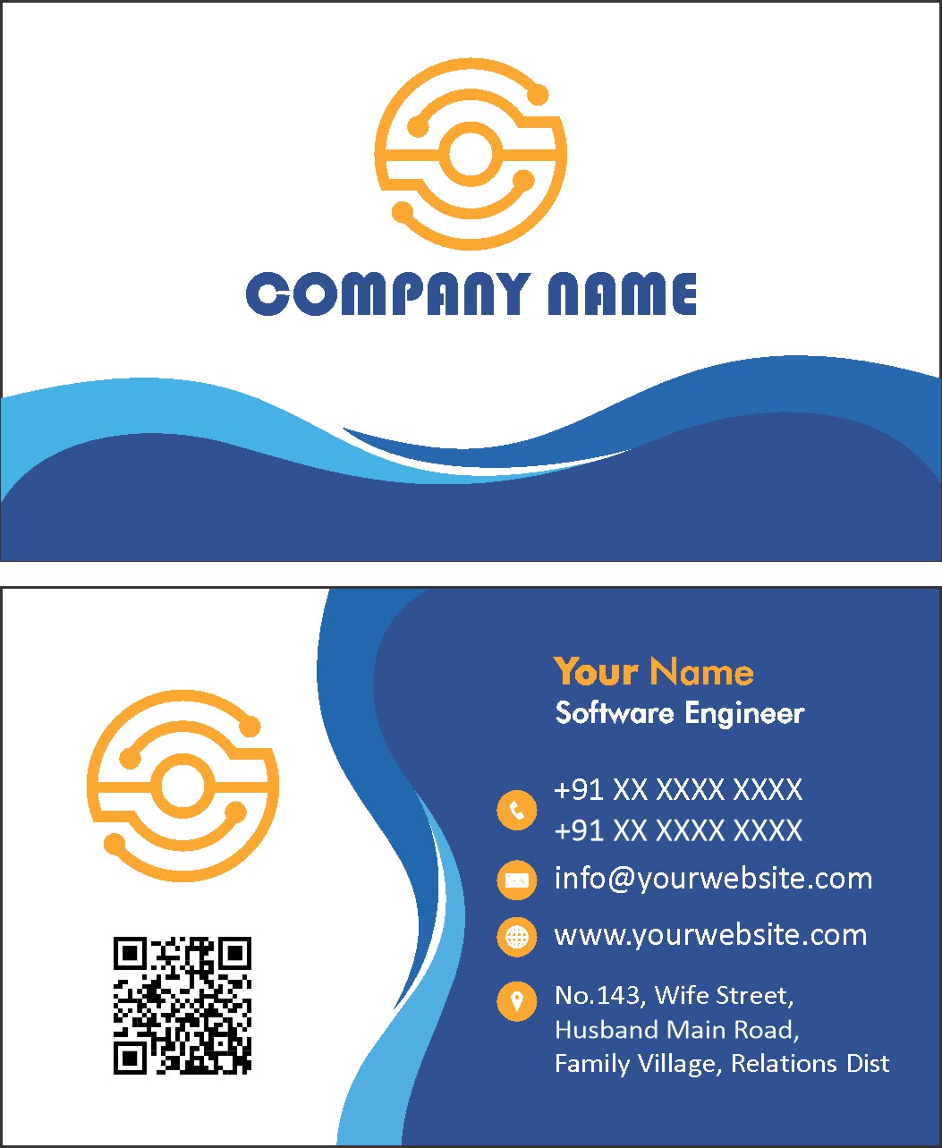 Luxury Brand Visiting Card Design
