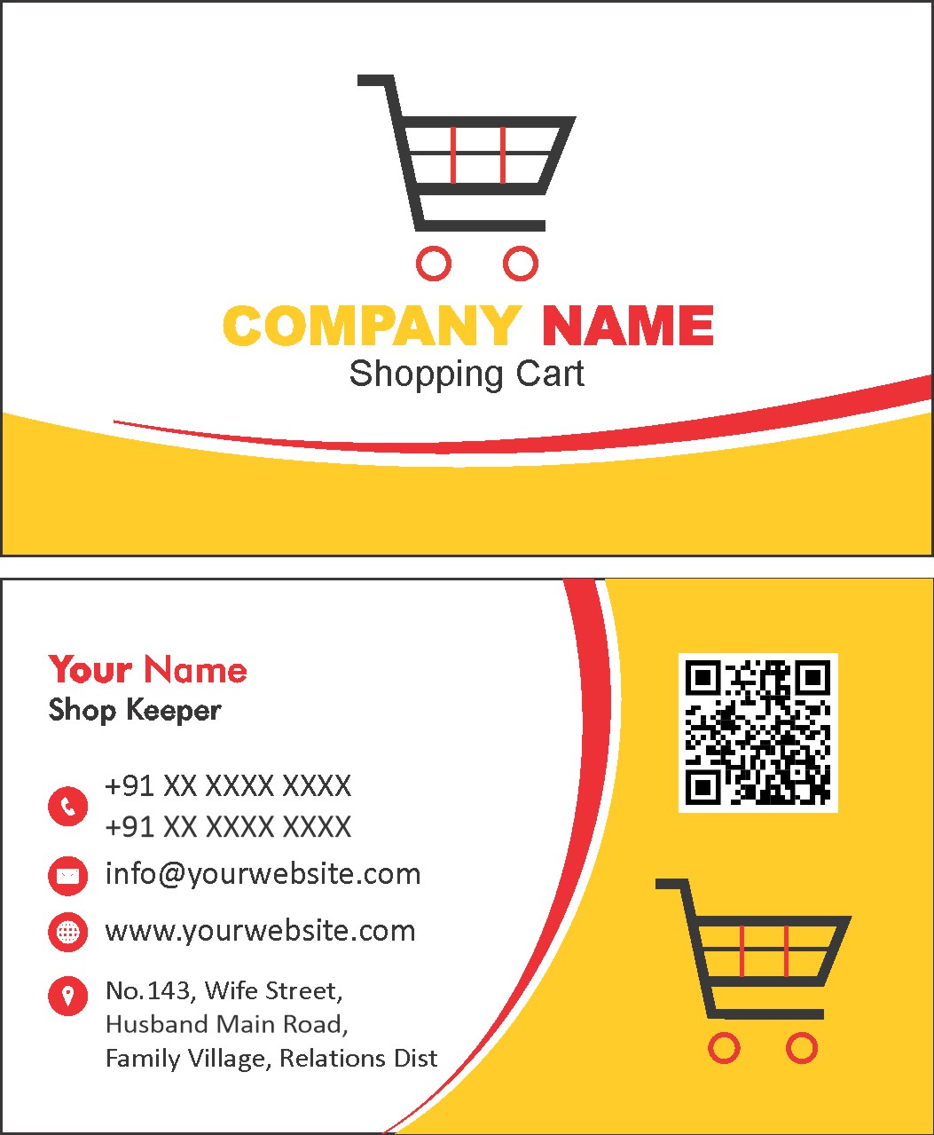 Modern Company Visiting Card Design