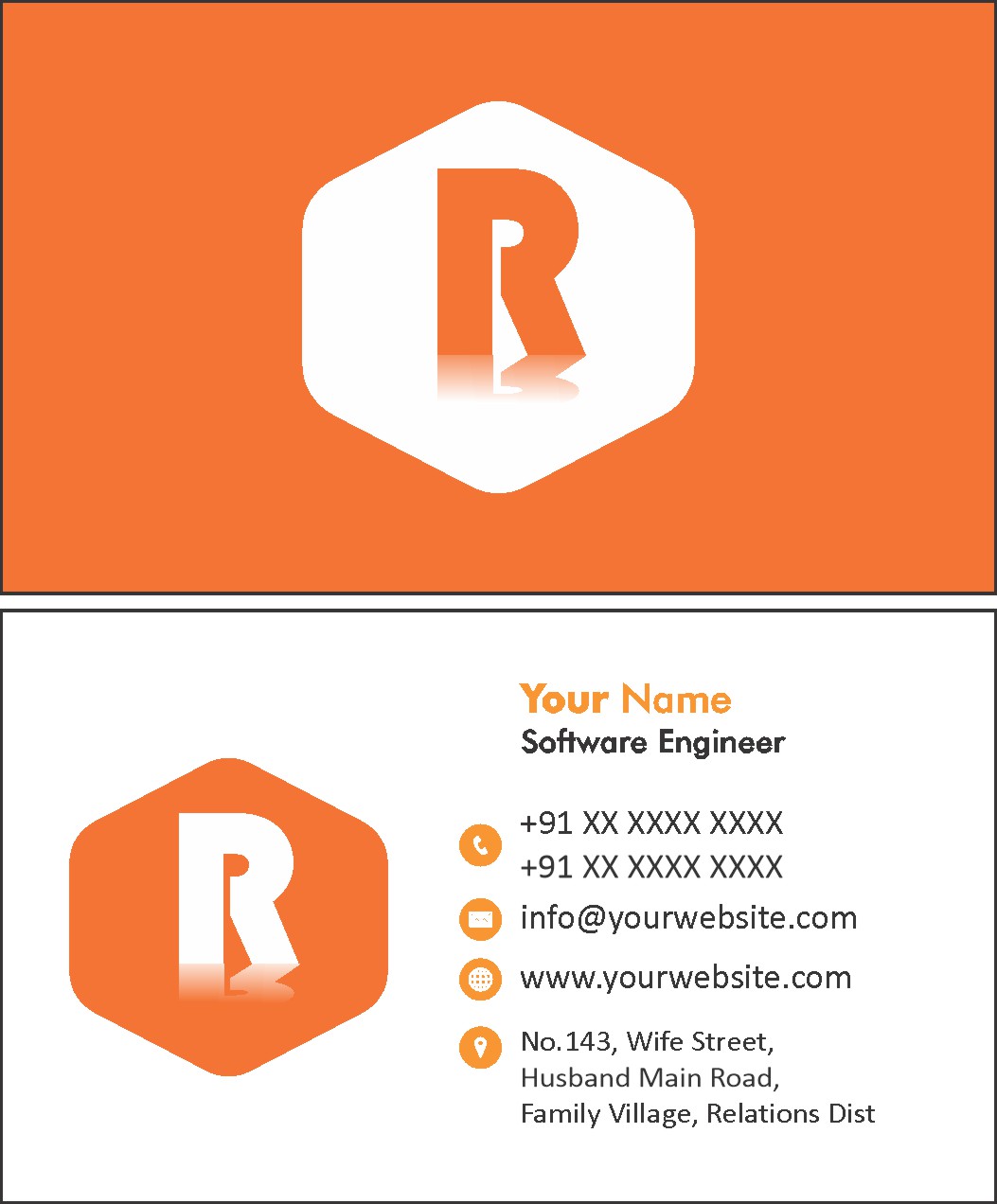 Corporate Consultant Visiting Card Design