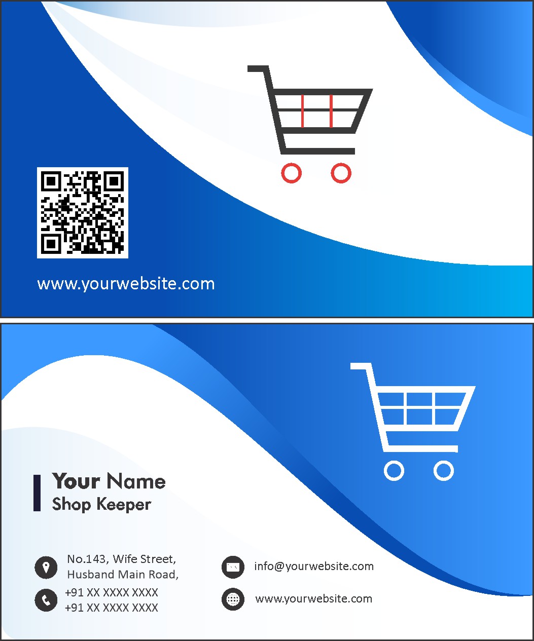 Clean Company Visiting Card Design