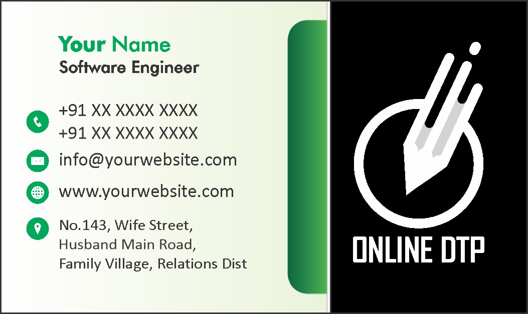 Classic Company Visiting Card Design