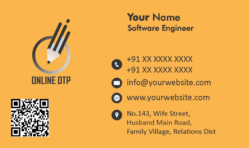 Stylish Executive Visiting Card Design