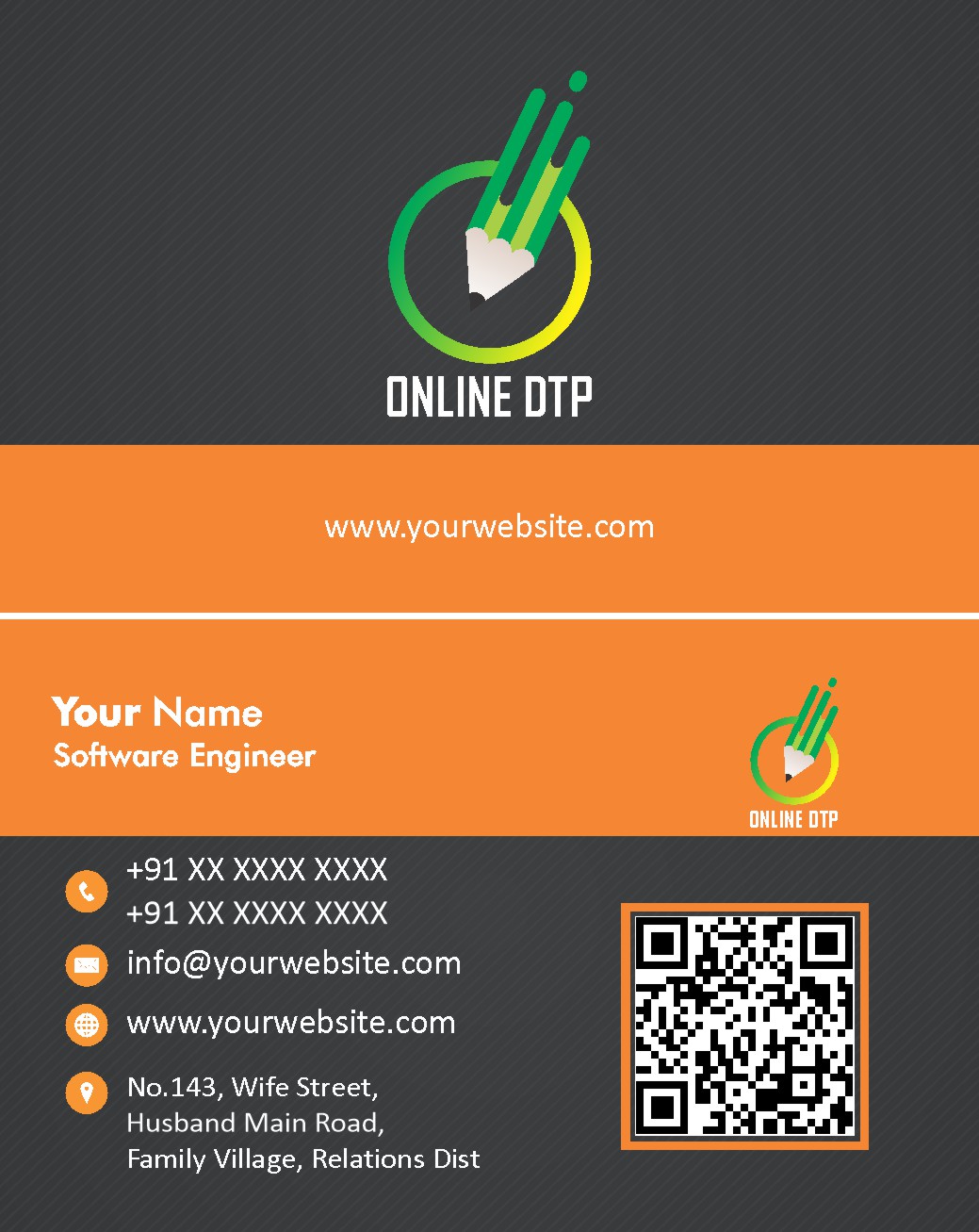 Luxury Retail Visiting Card Design