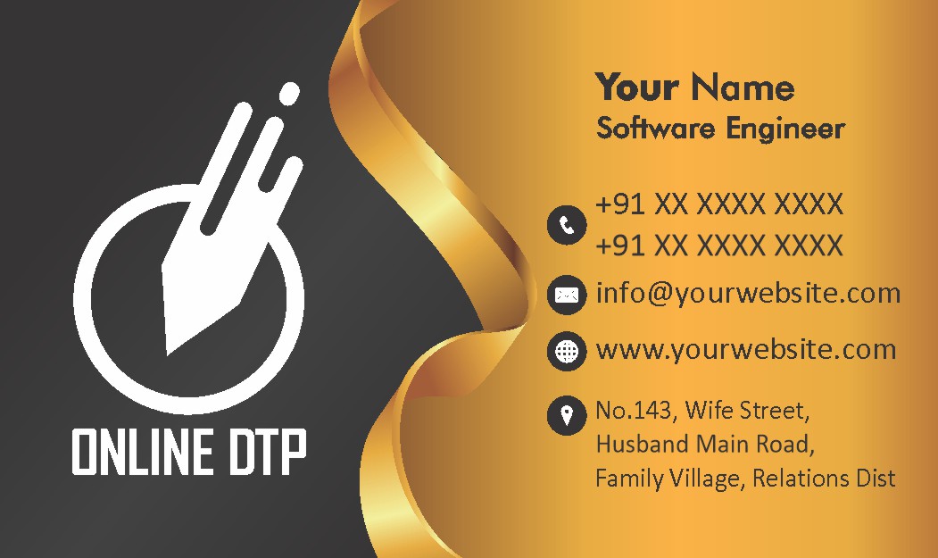 Premium Brand Visiting Card Design
