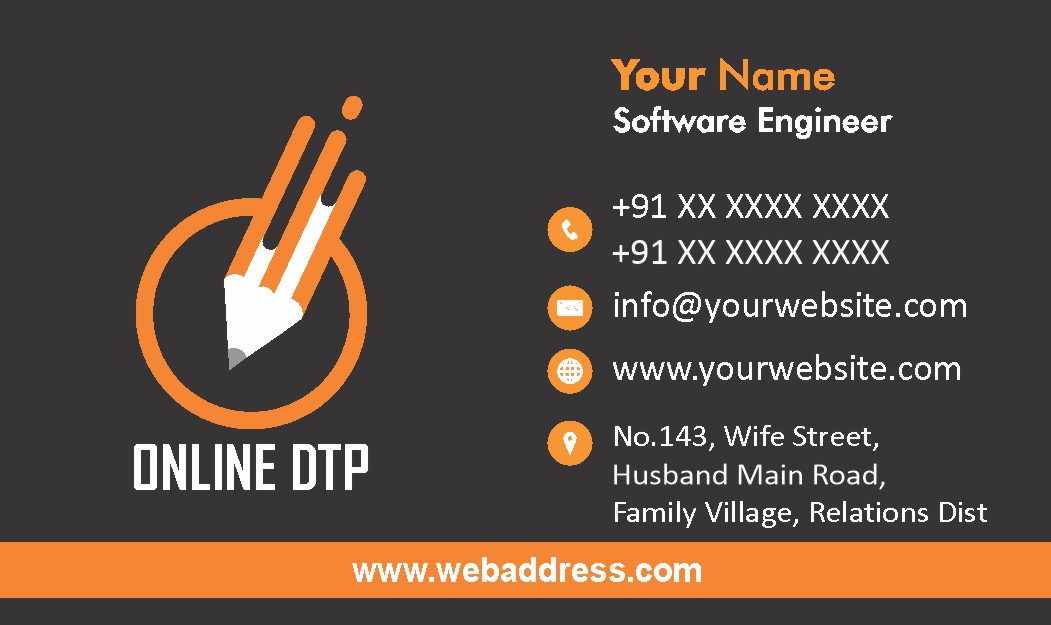 Elegant Office Visiting Card Design
