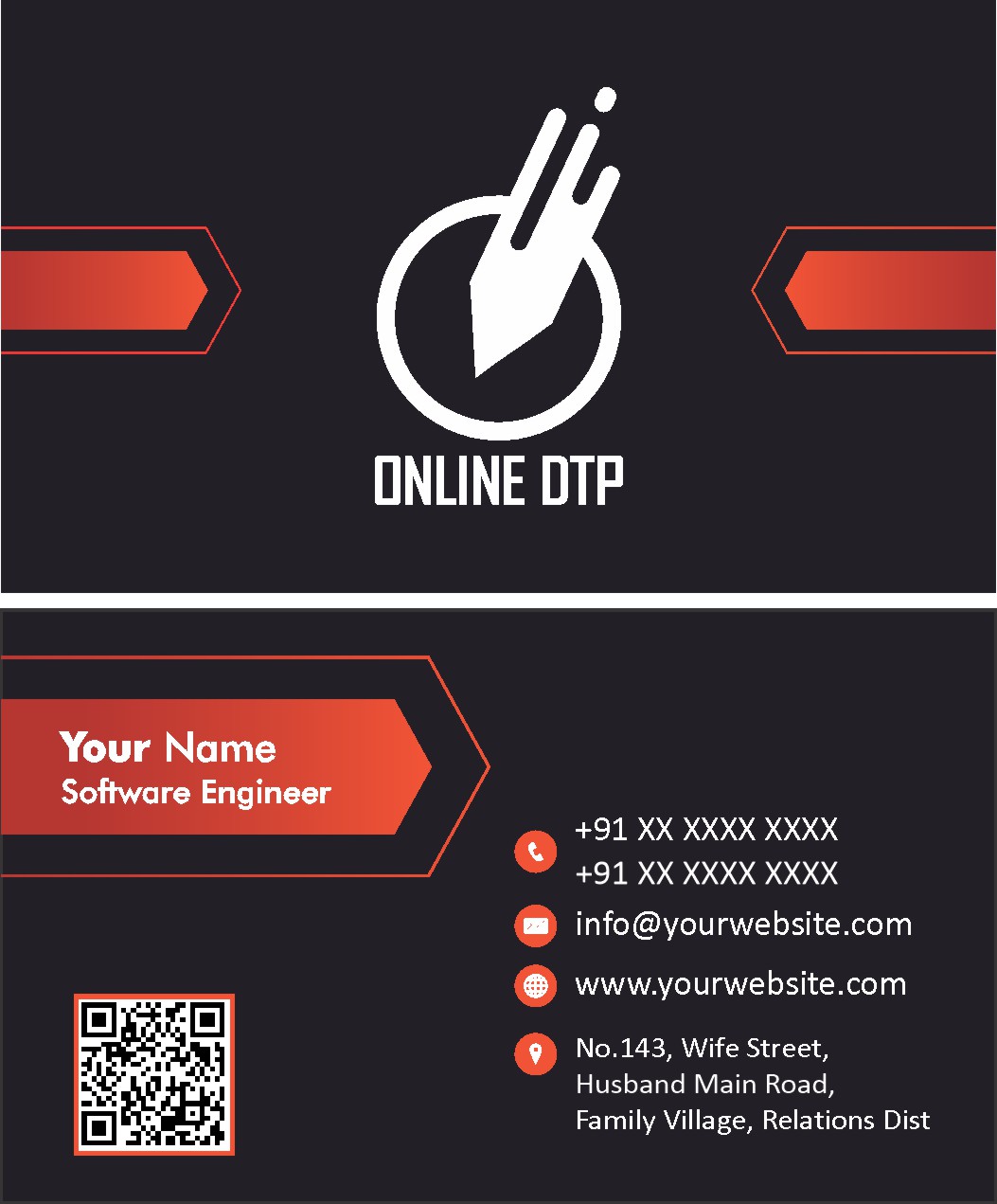 Luxury Brand Visiting Card Design
