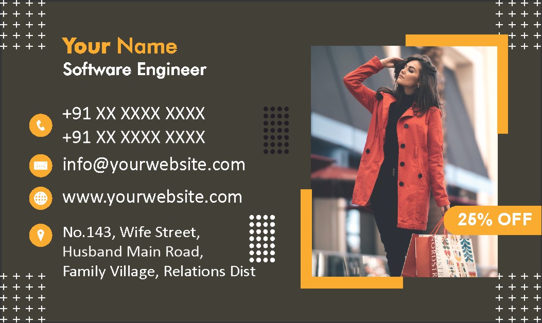 Creative Service Visiting Card Design