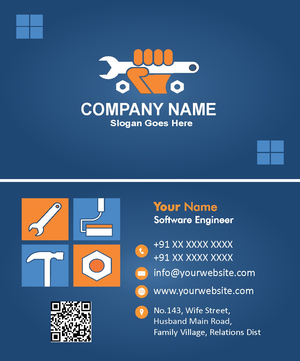Stylish Brand Visiting Card Design
