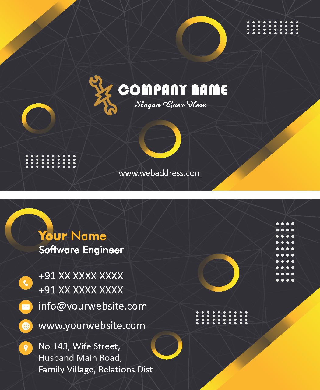 Luxury Office Visiting Card Design