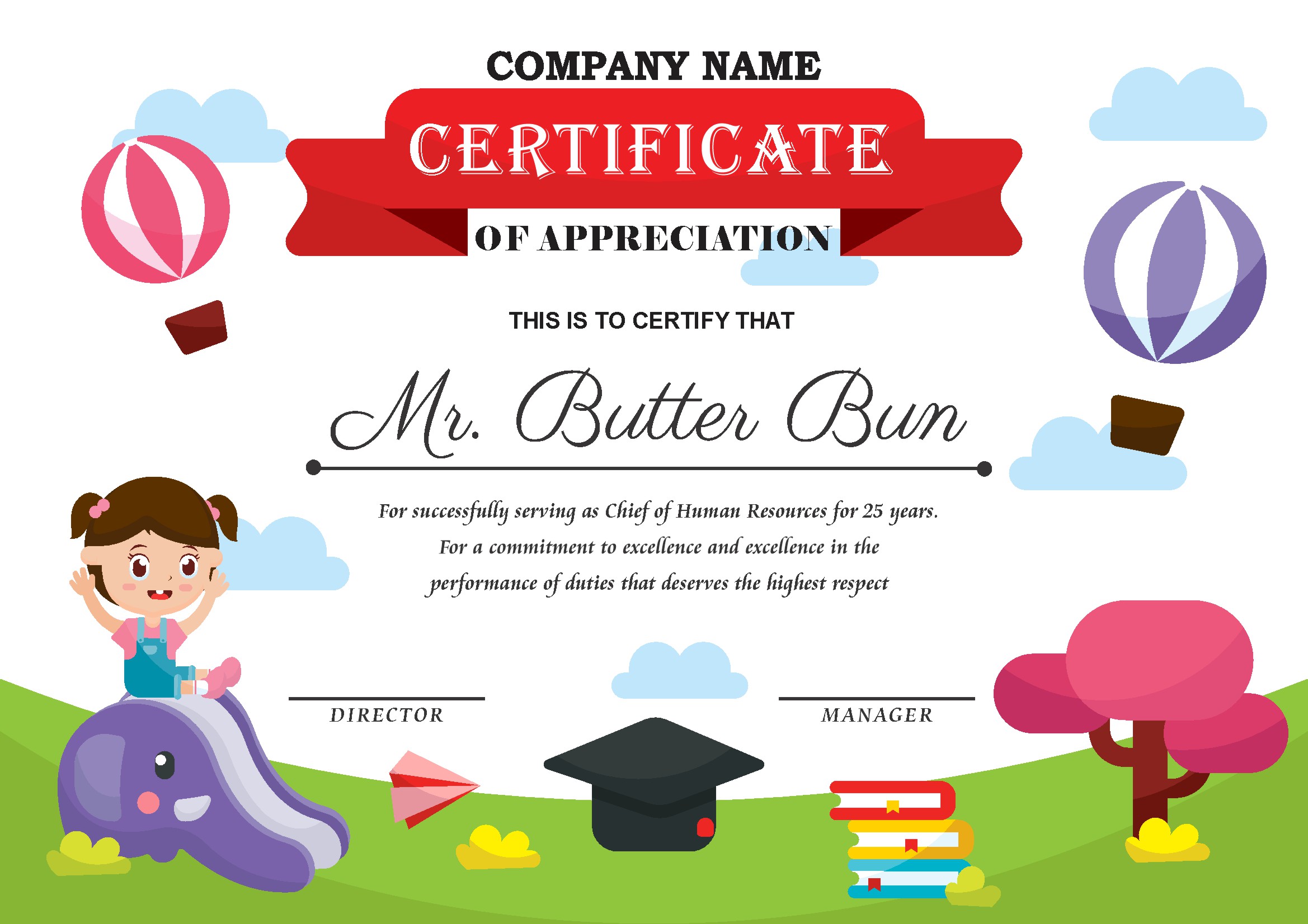 Professional Certificate Design 018