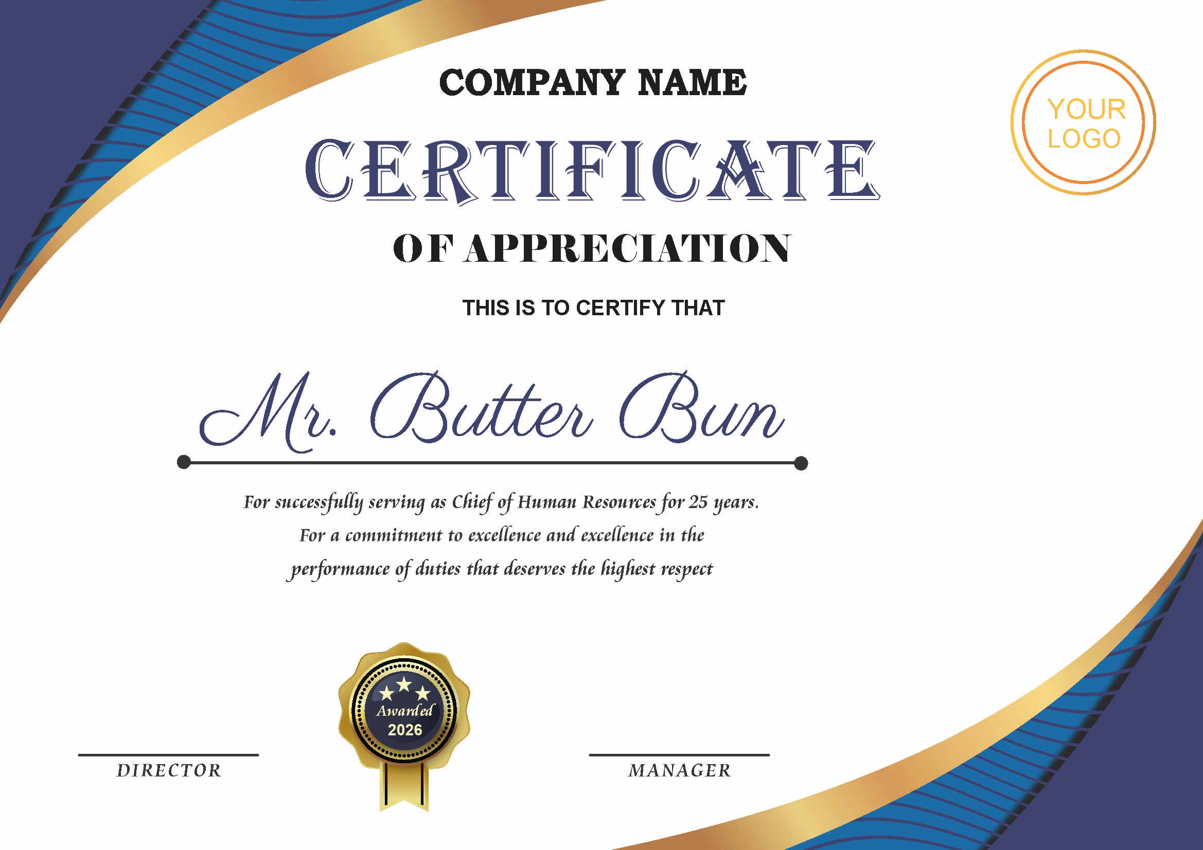 Professional Certificate Design 101
