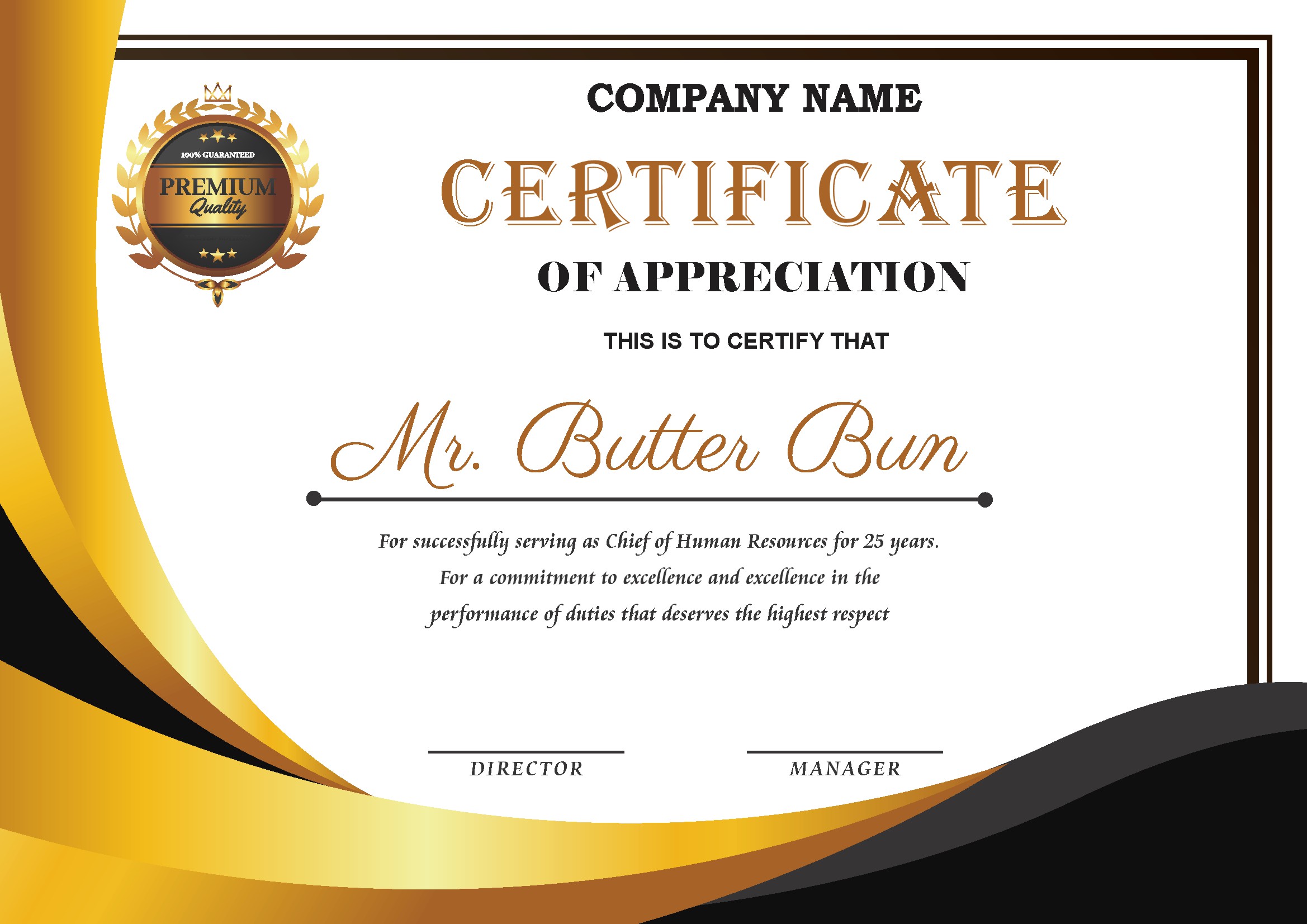 Professional Certificate Design 128