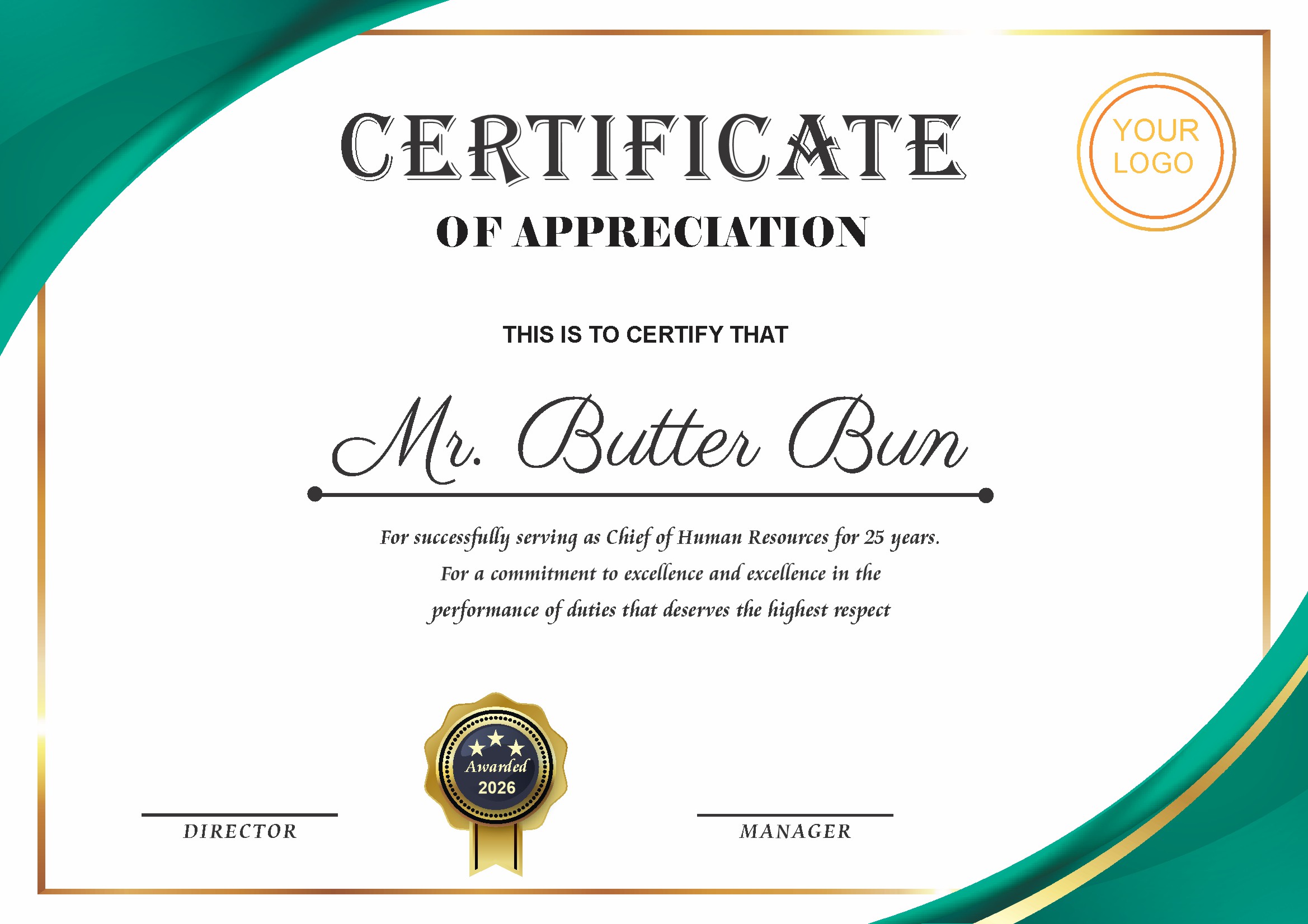Professional Certificate Design 139