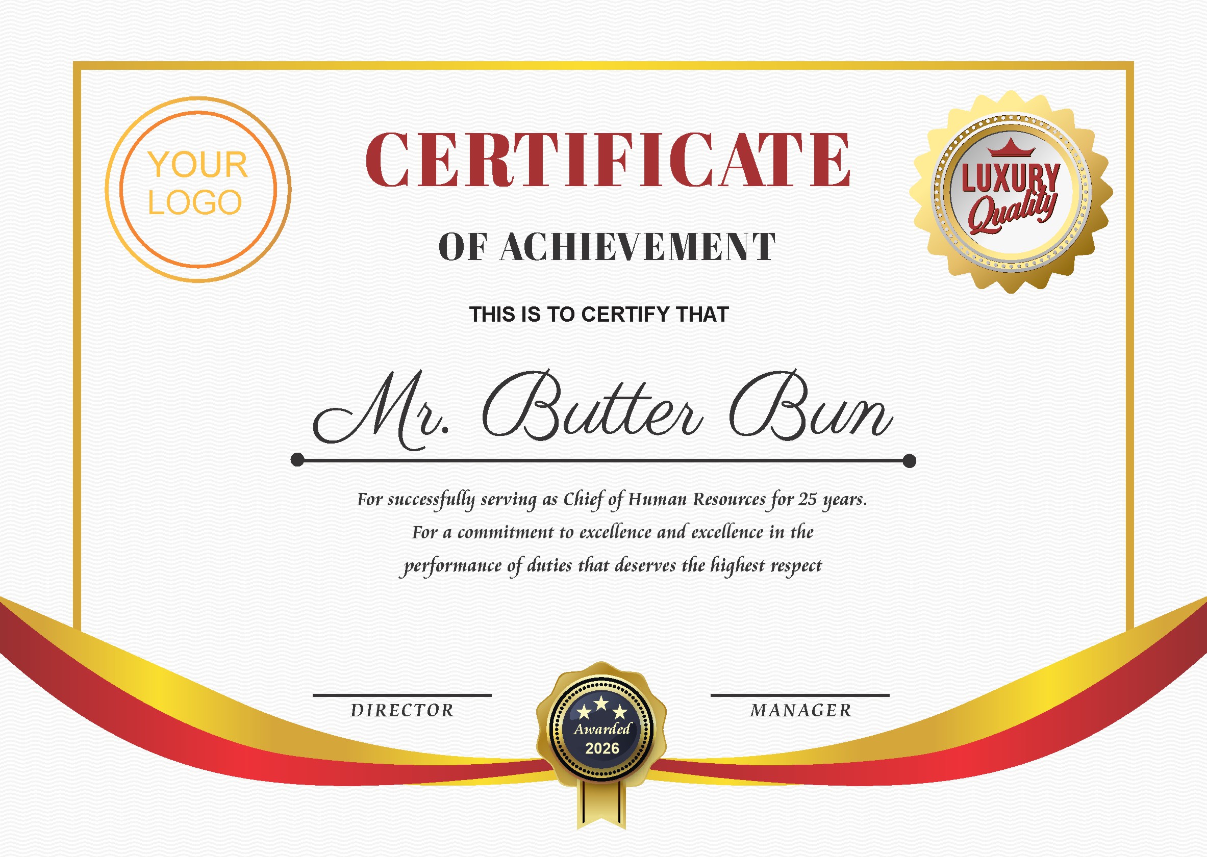 Professional Certificate Design 144