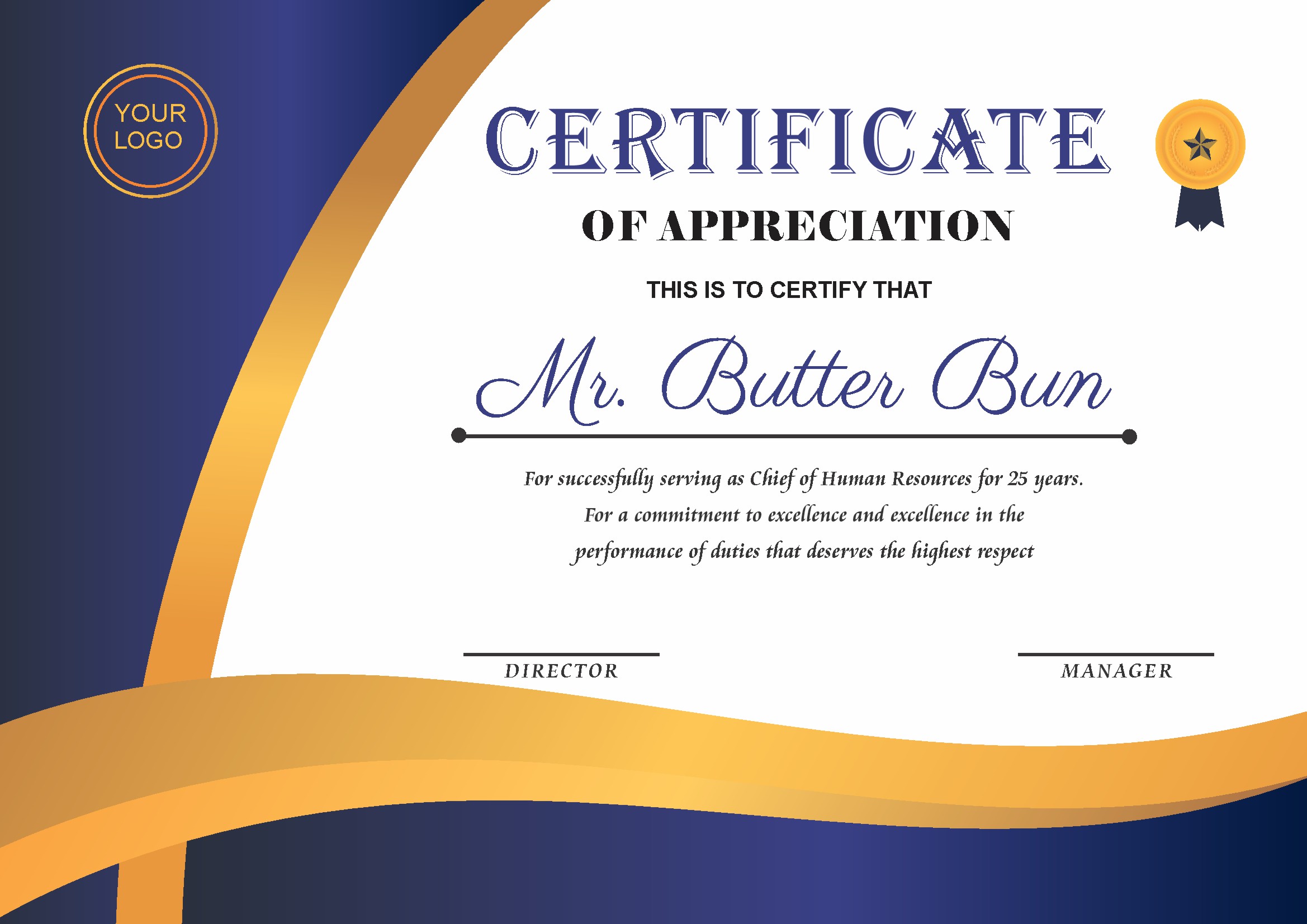 Professional Certificate Design 145
