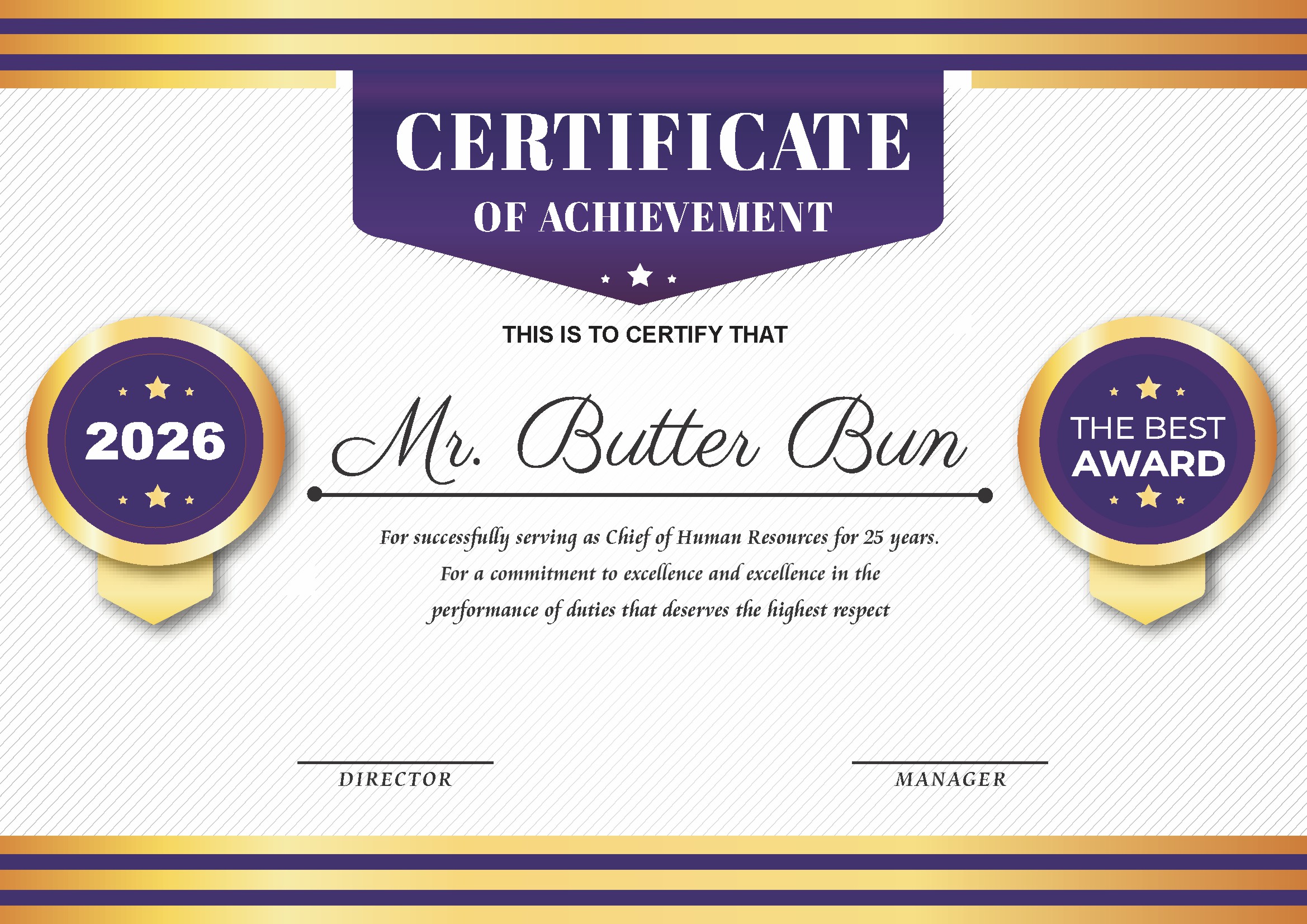Professional Certificate Design 147