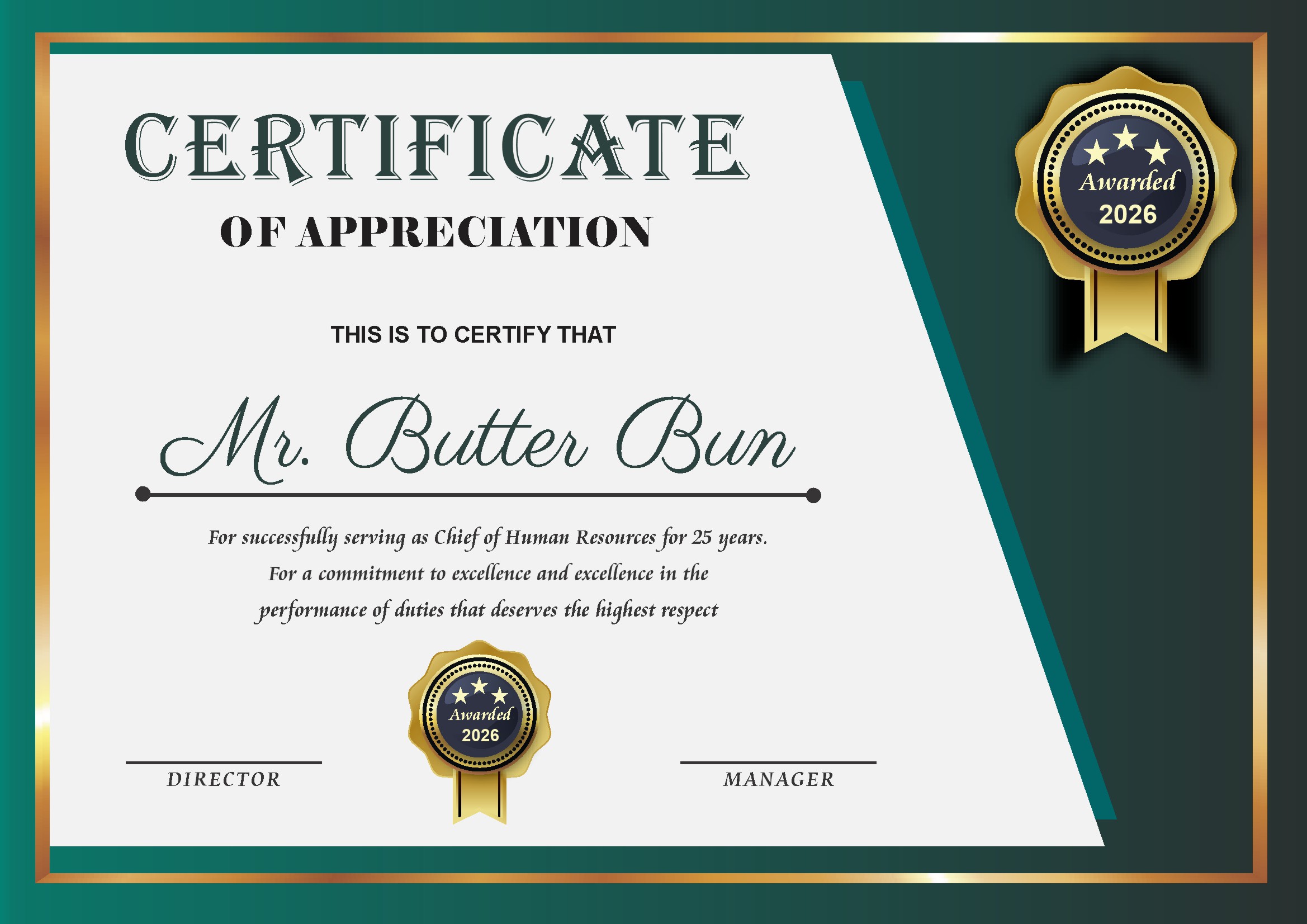 Professional Certificate Design 148