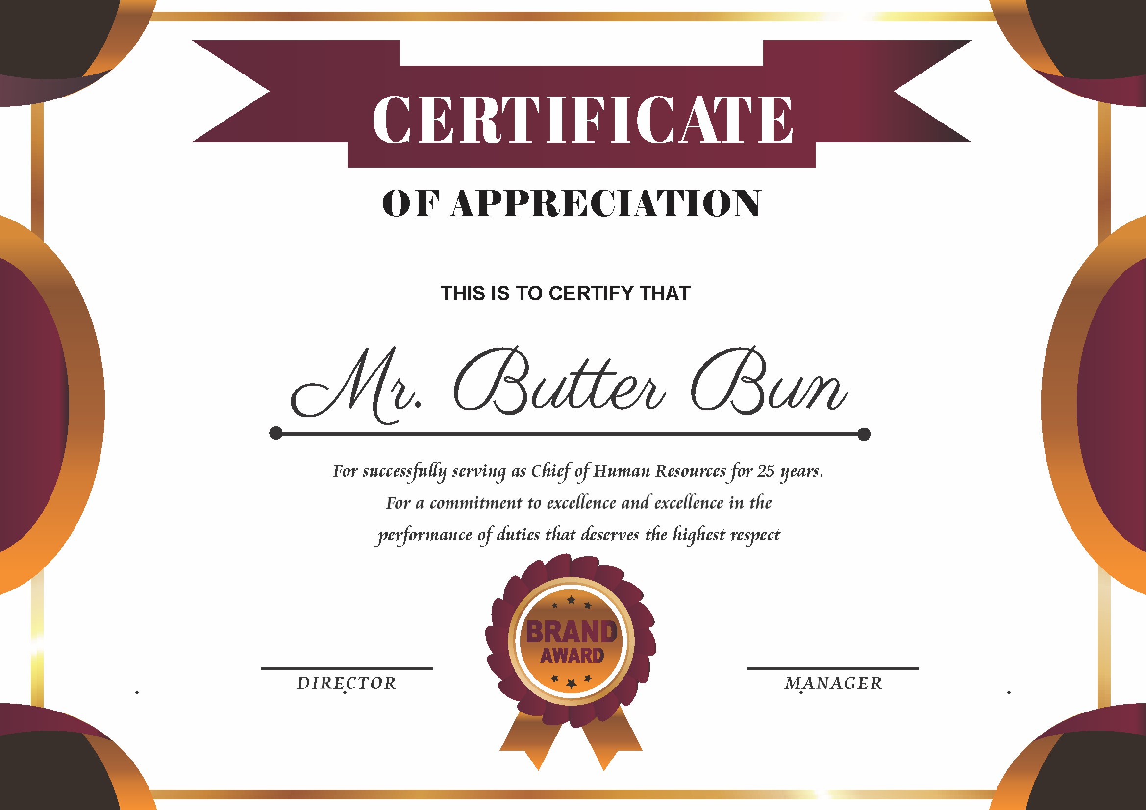 Professional Certificate Design 149