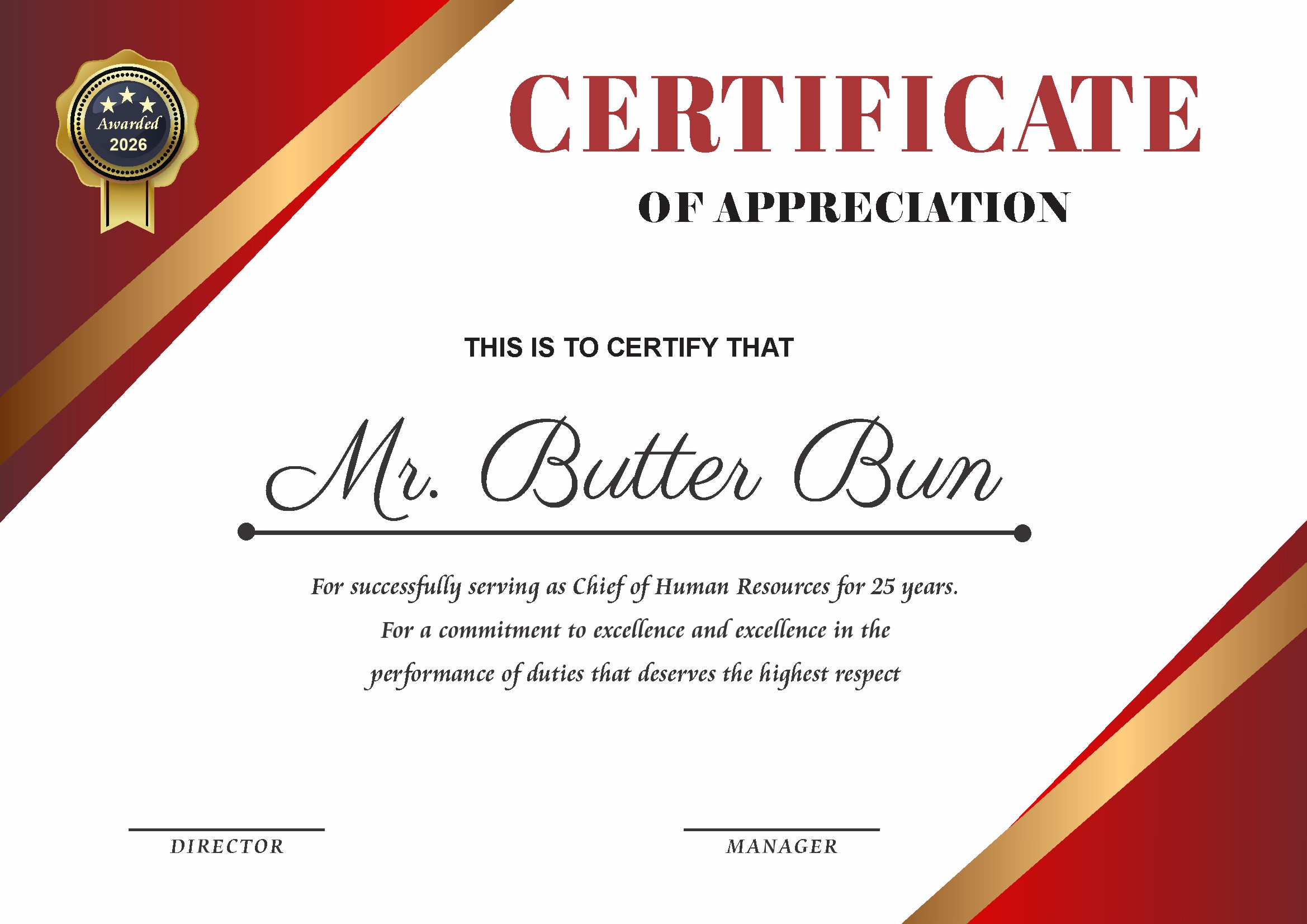 Professional Certificate Design 156