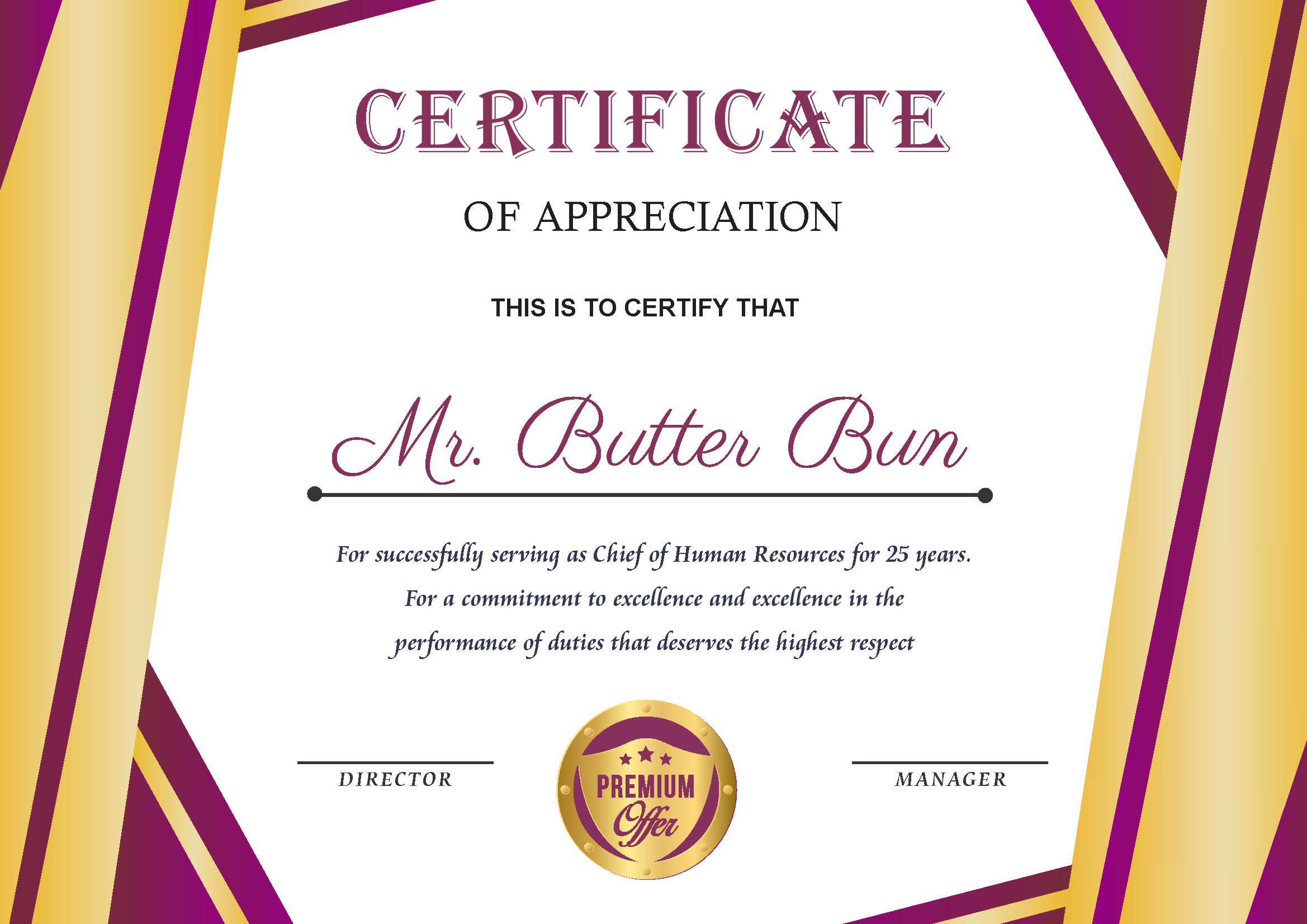 Professional Certificate Design 159
