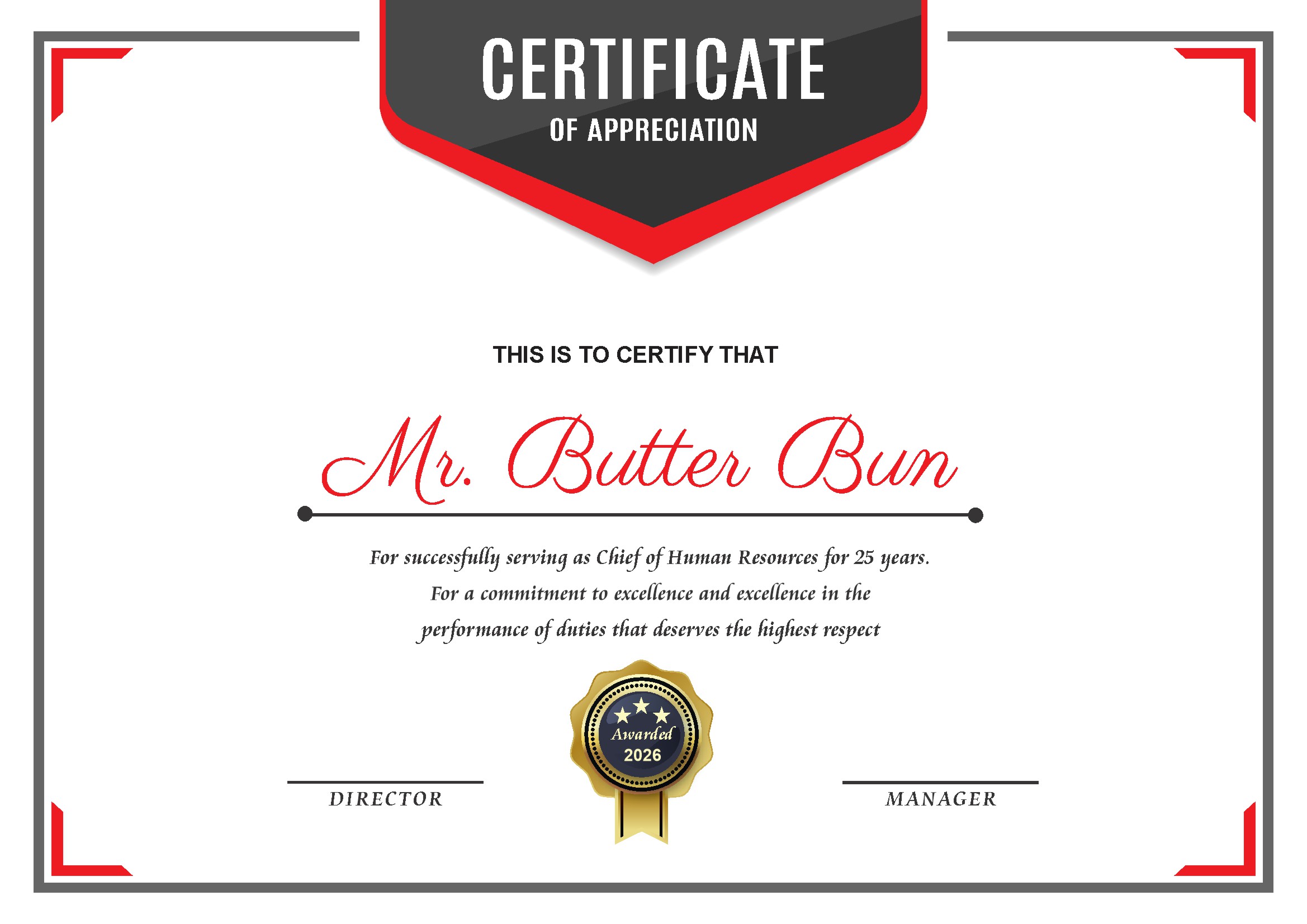 Professional Certificate Design 164