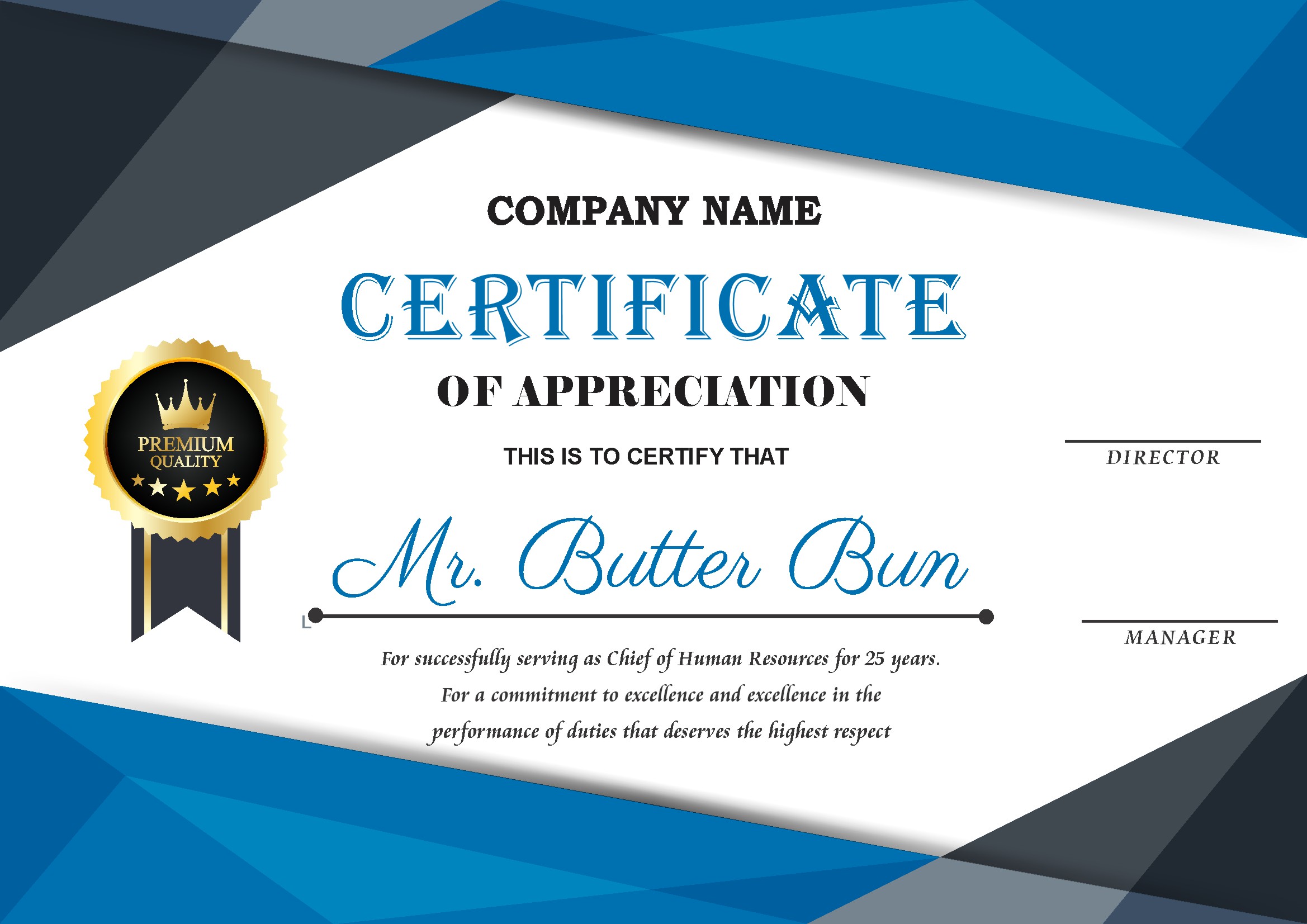 Professional Certificate Design 169