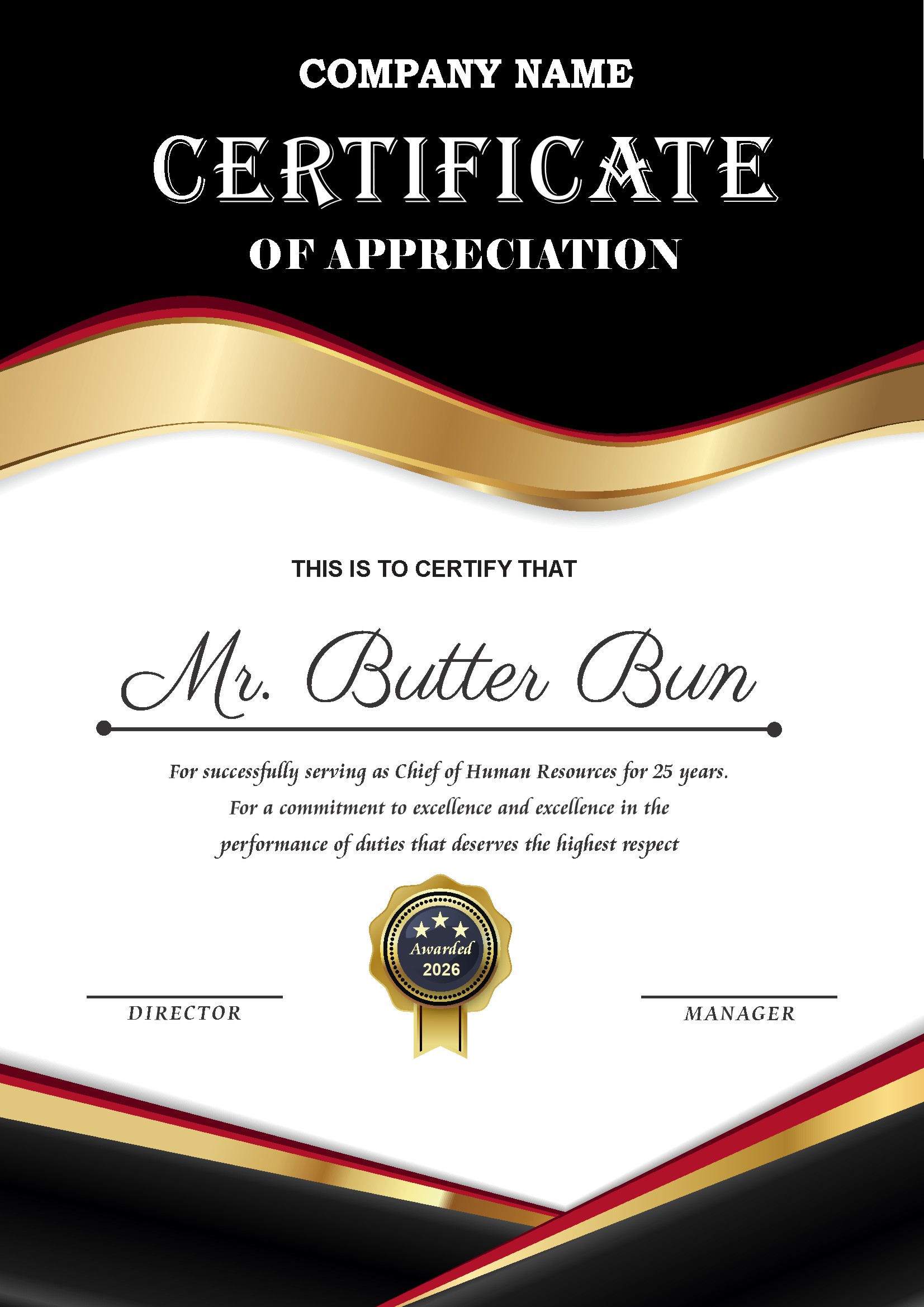 Professional Certificate Design 170