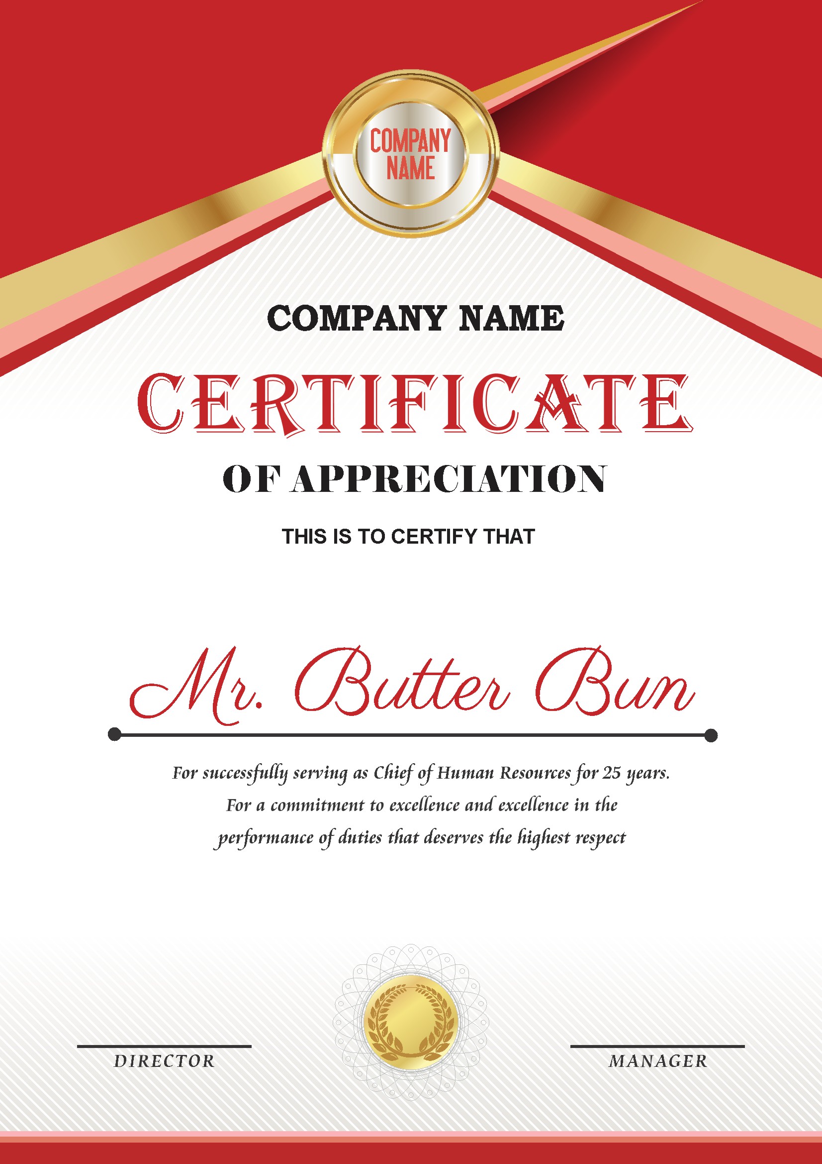 Professional Certificate Design 174