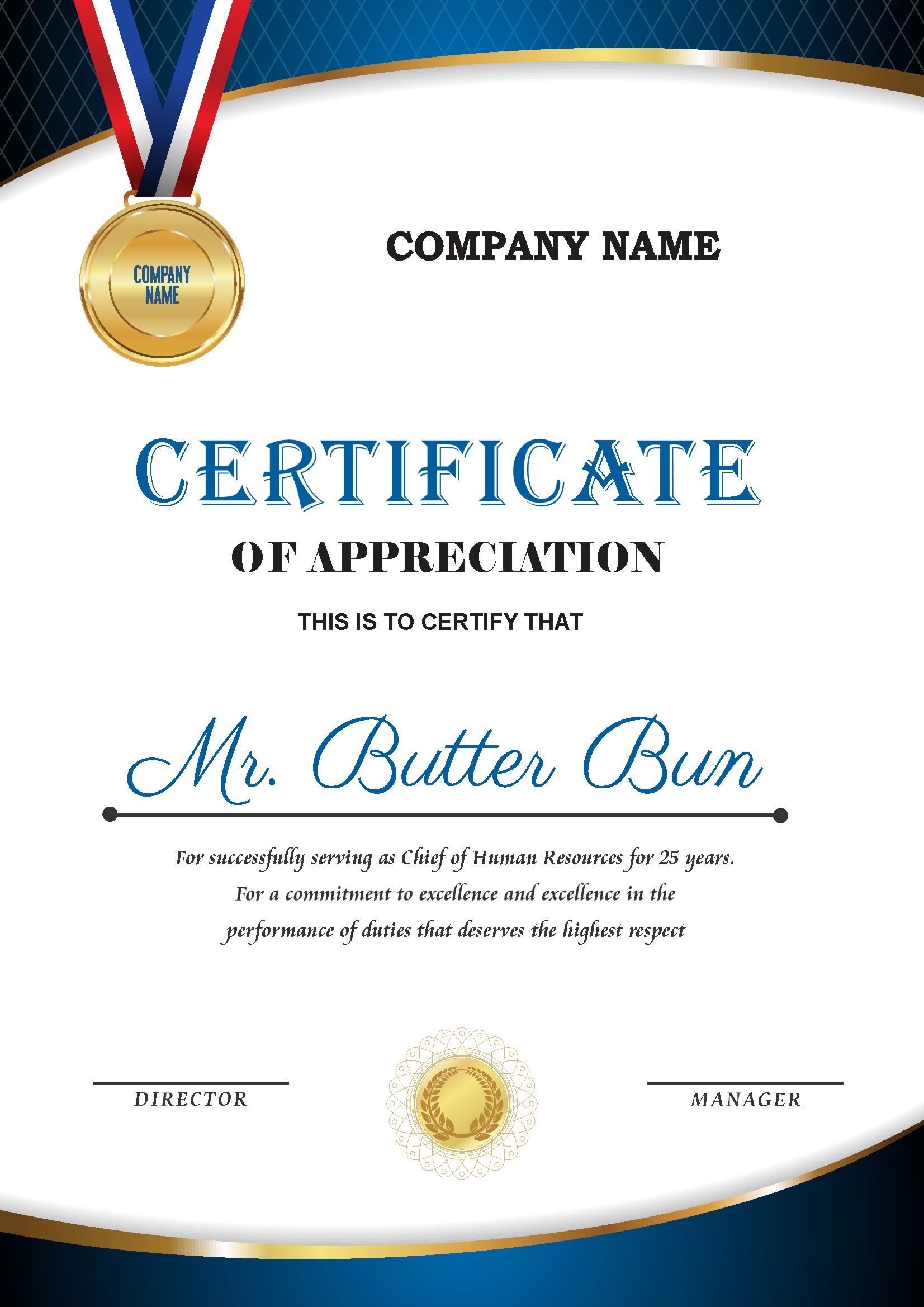 Professional Certificate Design 175