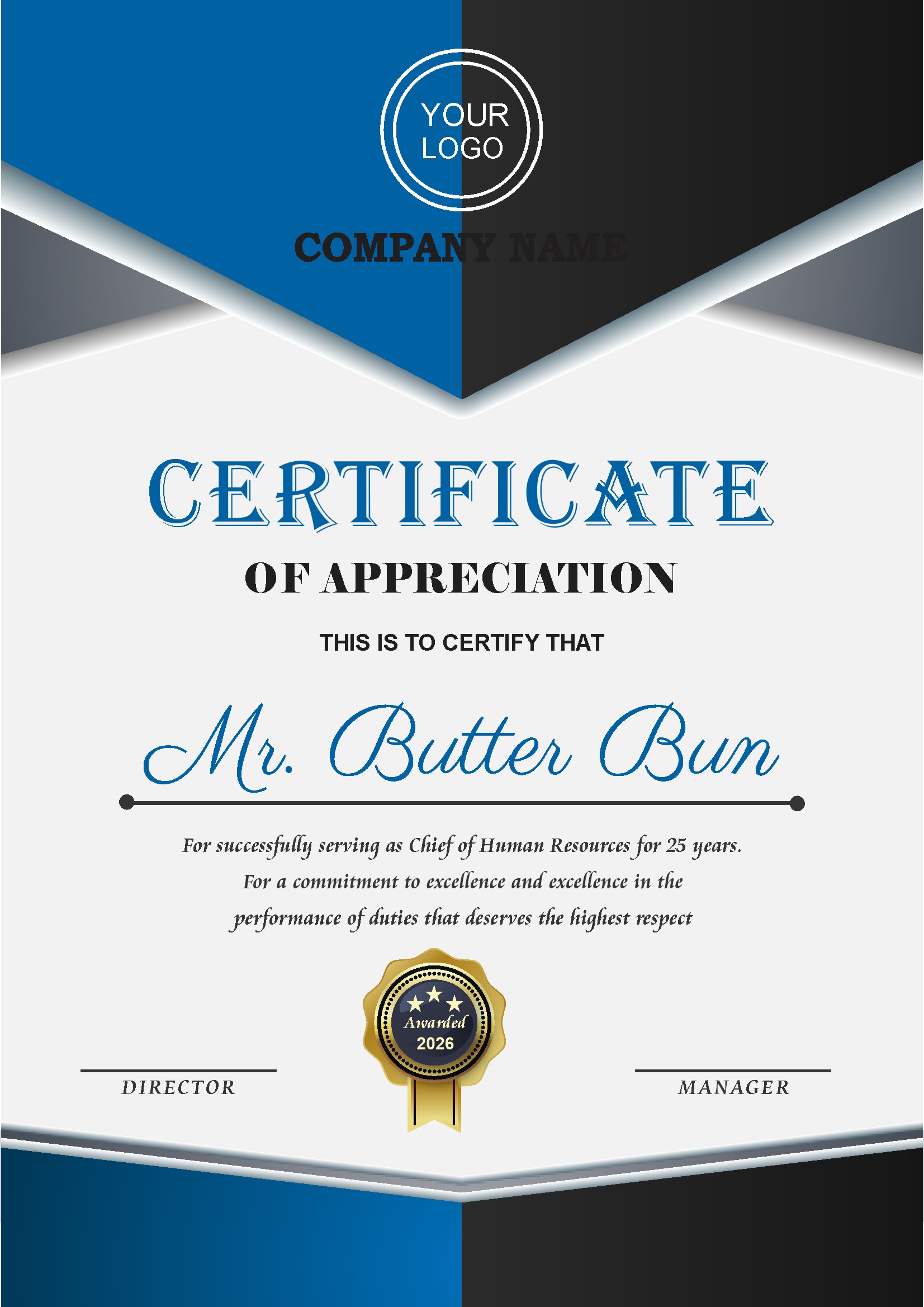 Professional Certificate Design 179
