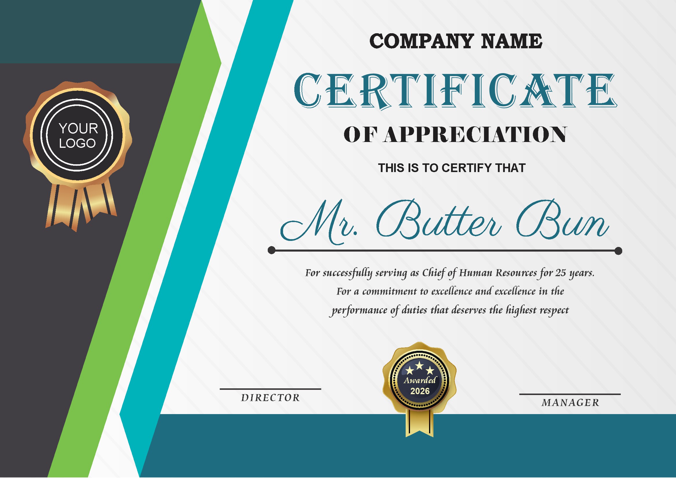 Professional Certificate Design 194