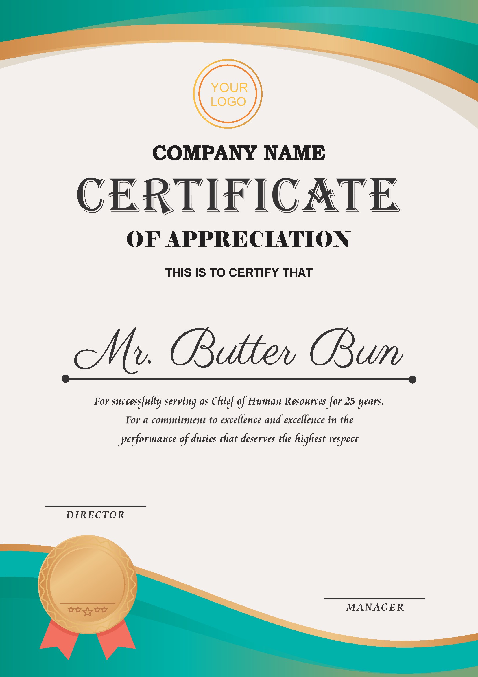Professional Certificate Design 195