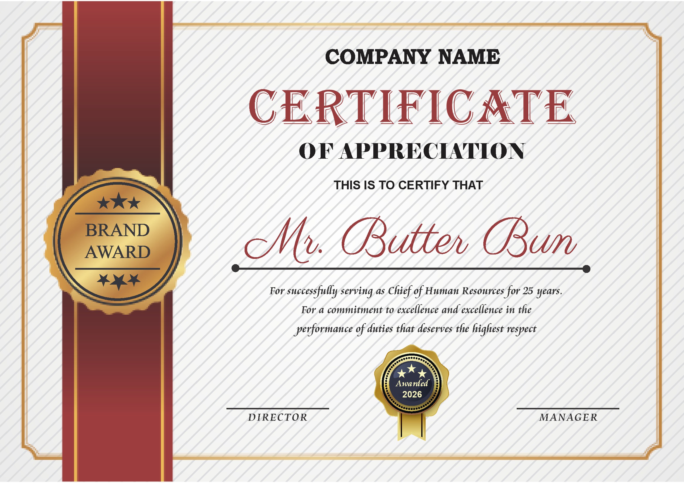 Professional Certificate Design 197