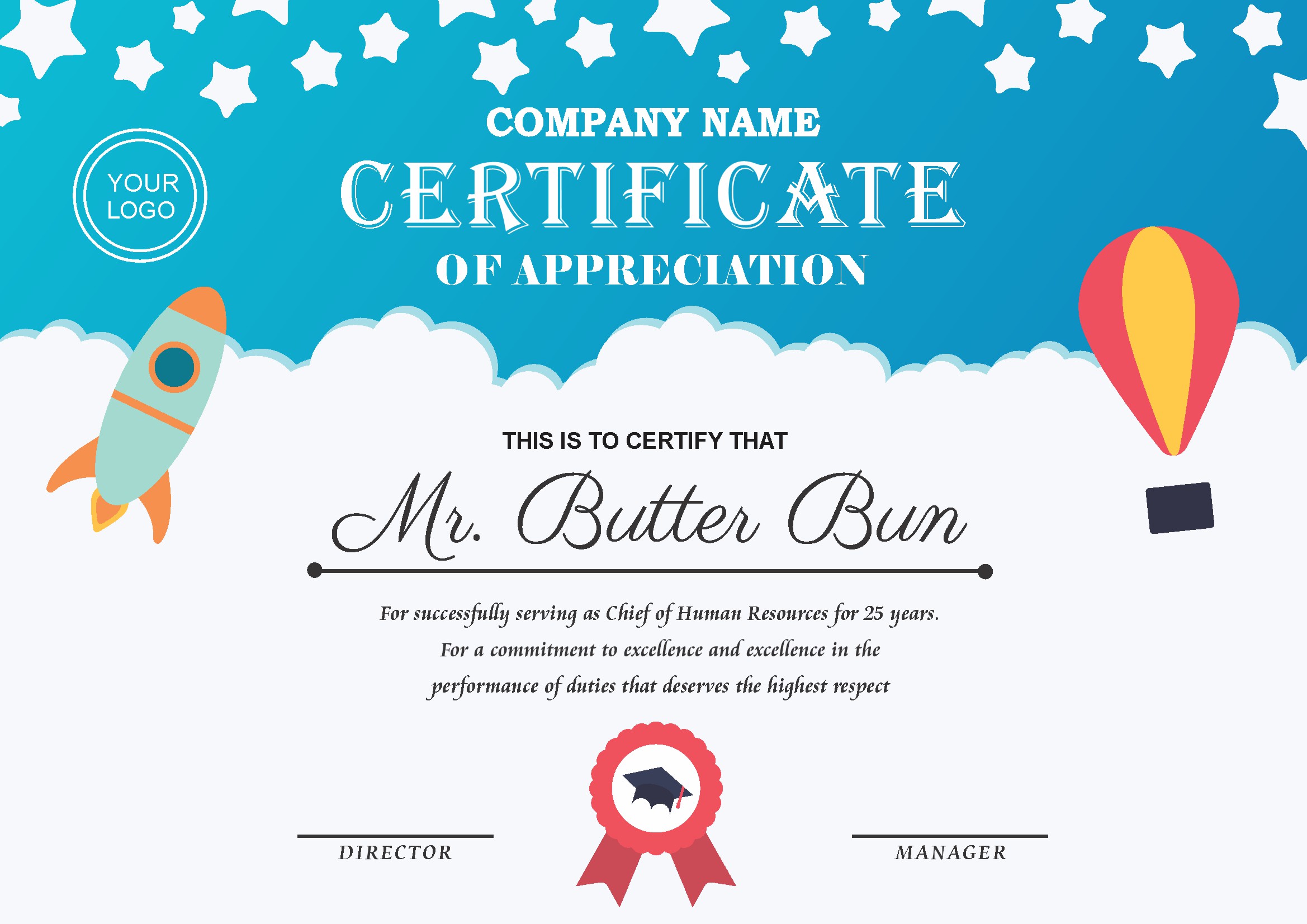 Professional Certificate Design 207