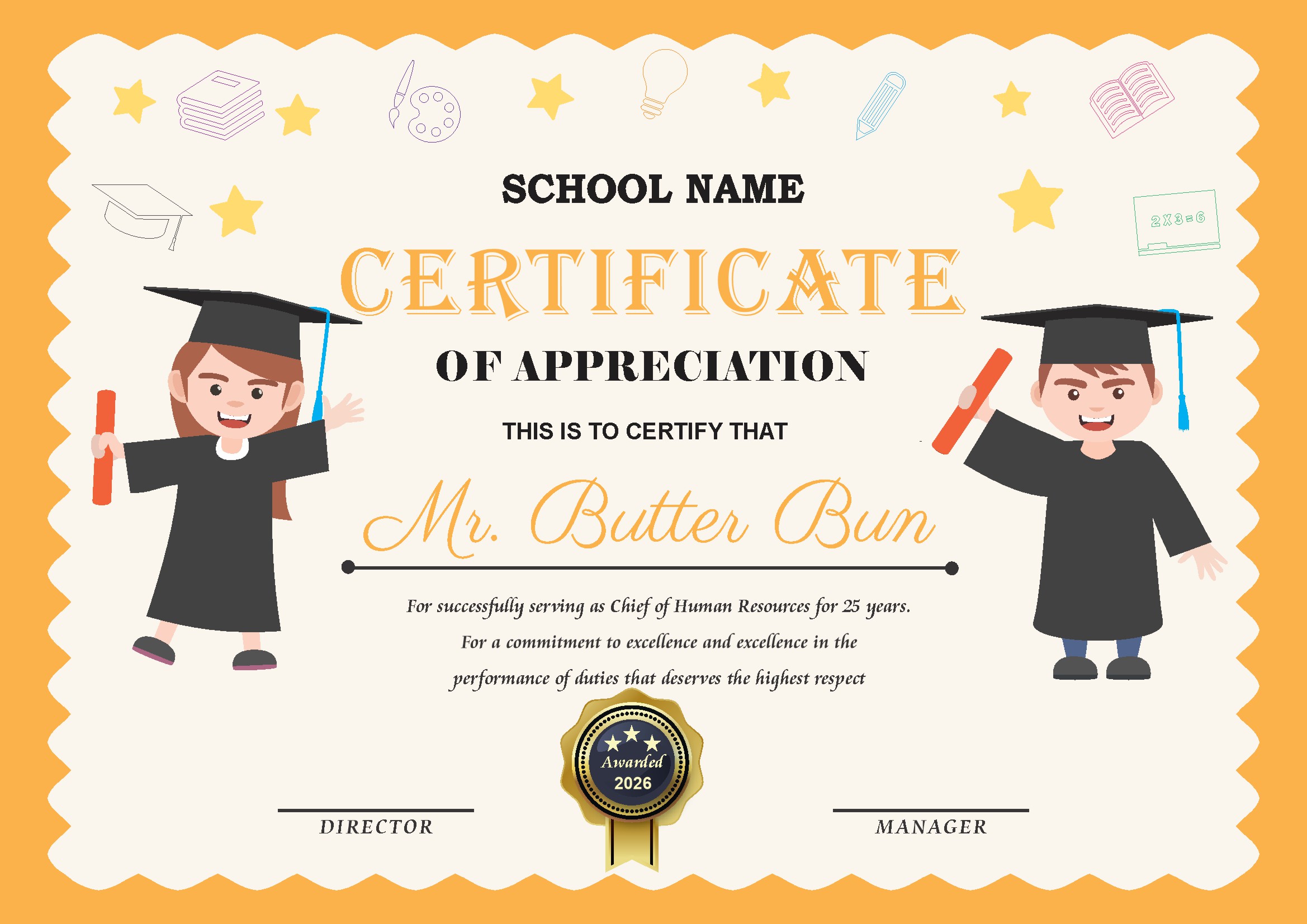 Professional Certificate Design 209