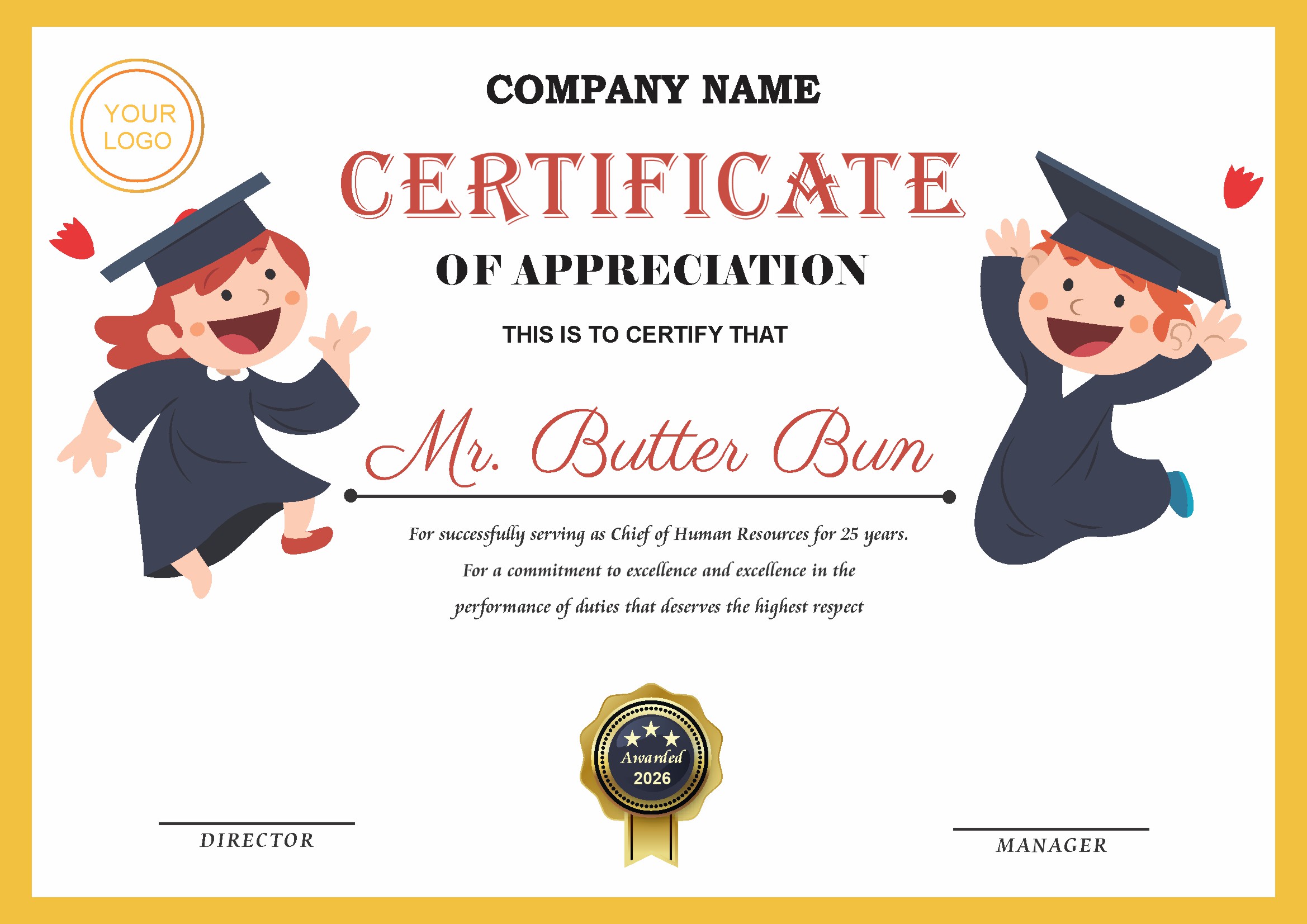 Professional Certificate Design 219