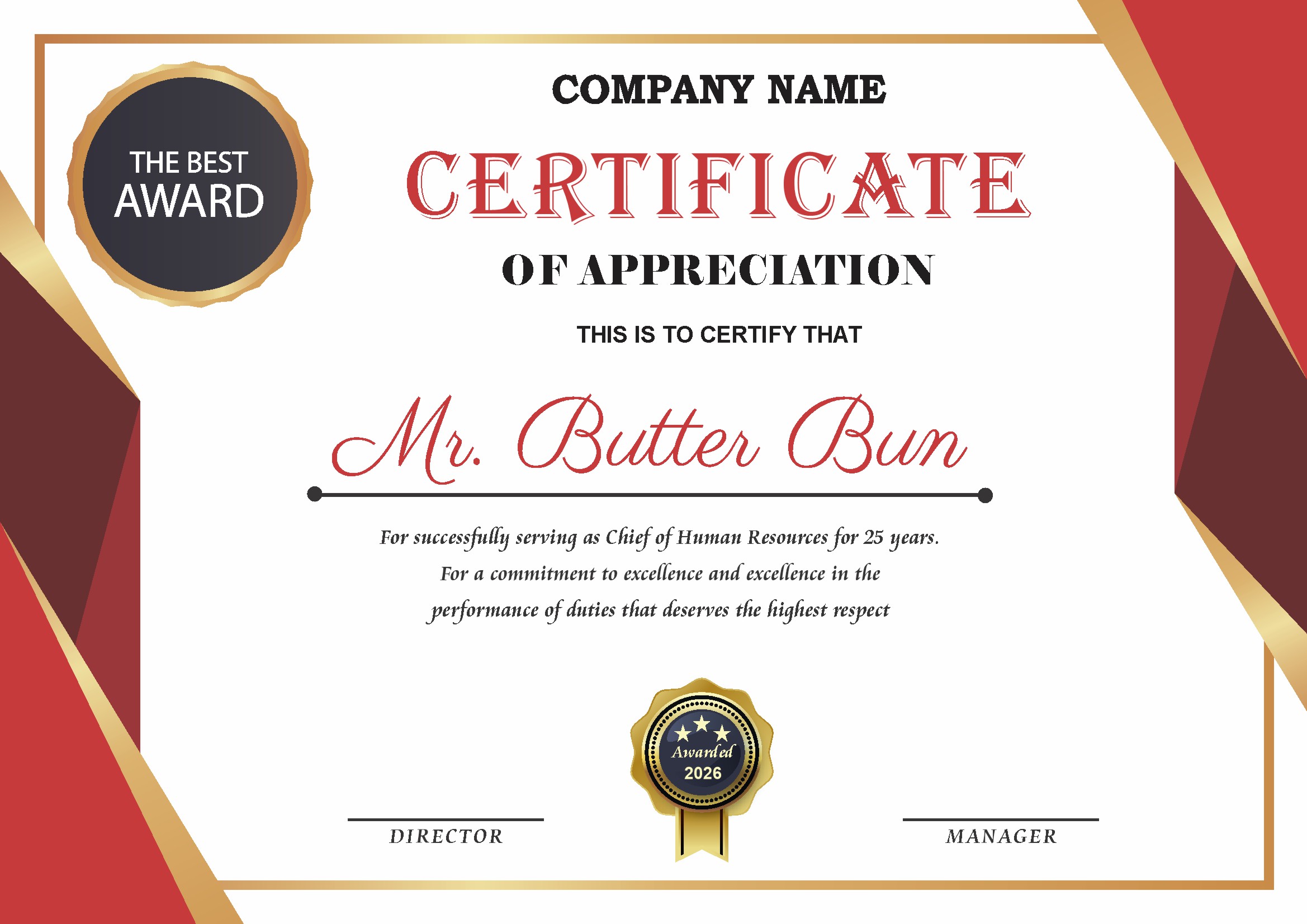 Professional Certificate Design 229