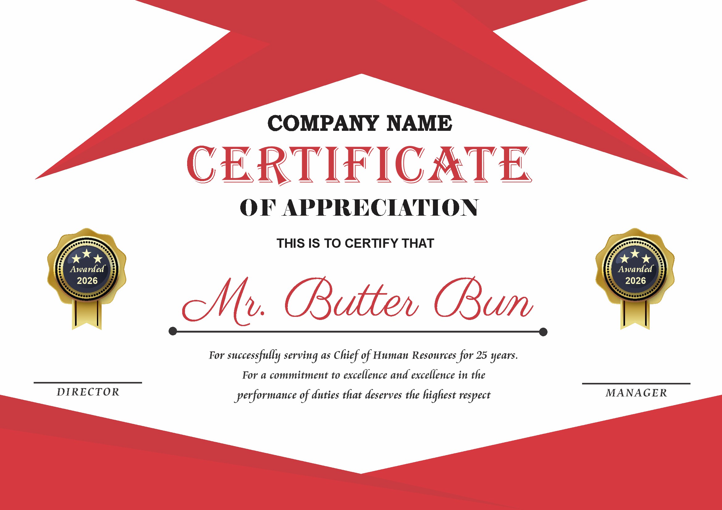 Professional Certificate Design 232