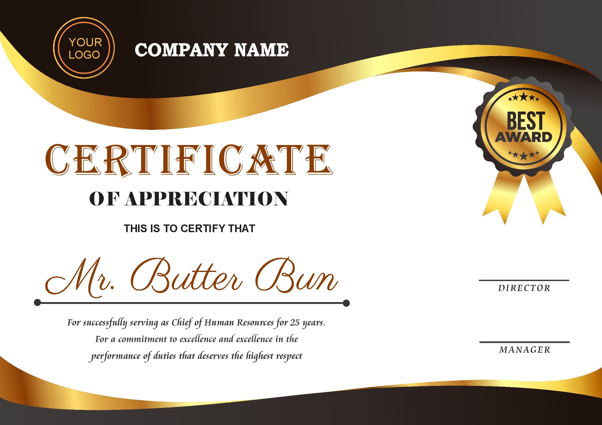 Professional Certificate Design 239