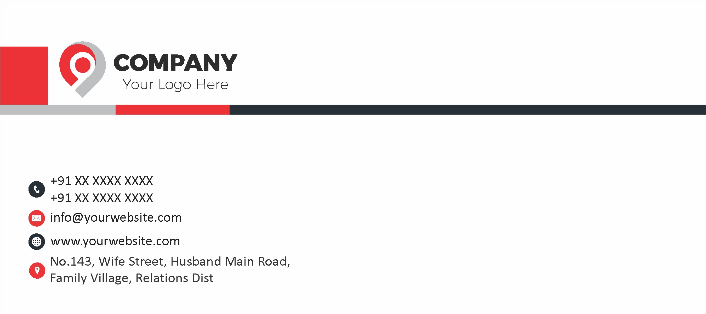 Corporate Envelope Cover Template 022