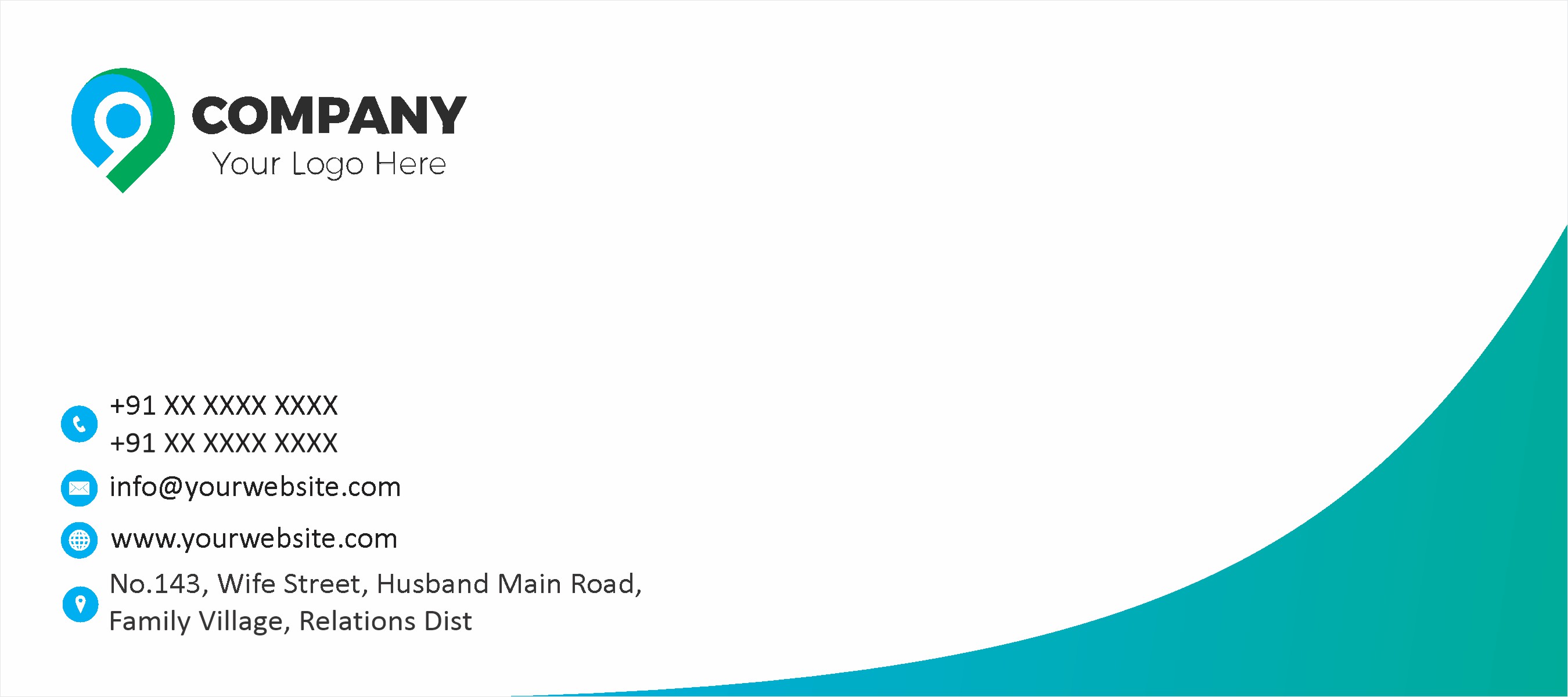 Business Letter Envelope Design 024