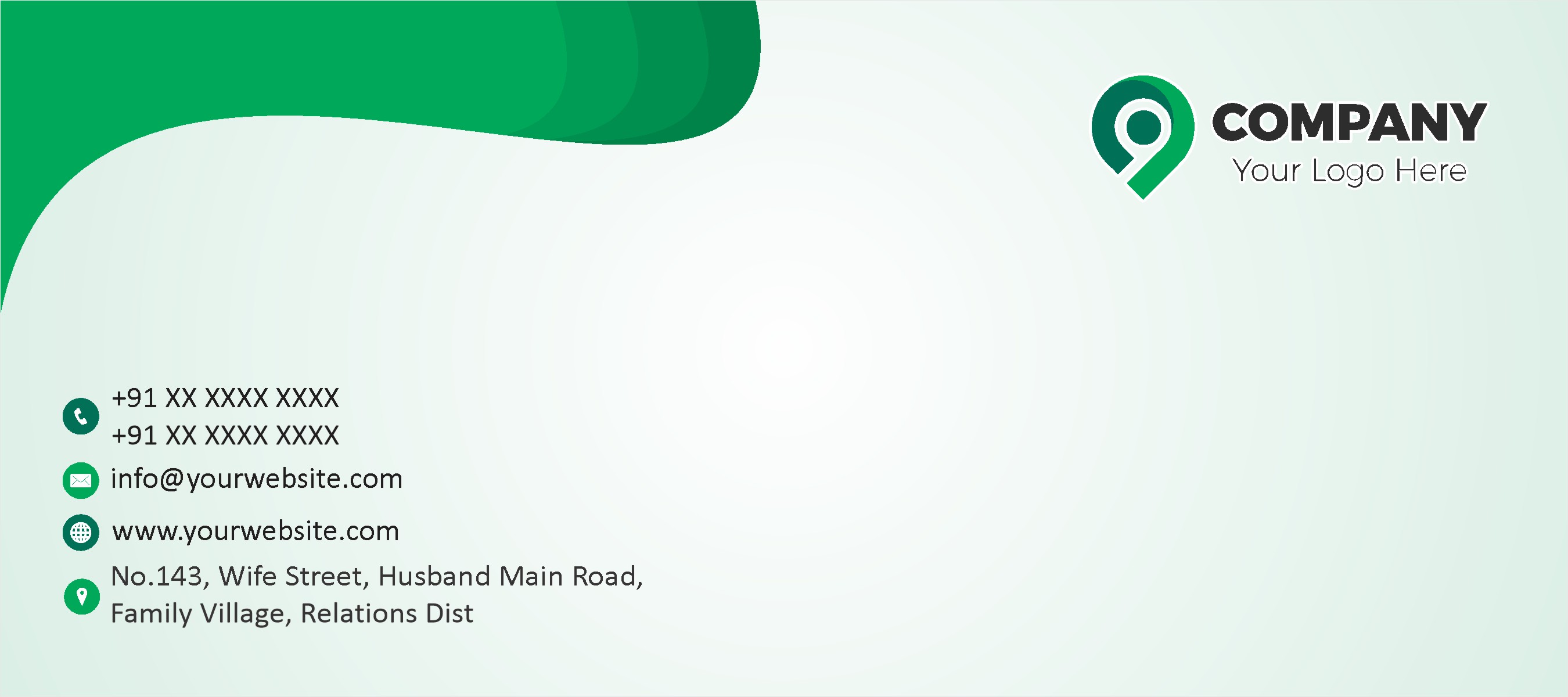 Office Envelope Cover Design 003
