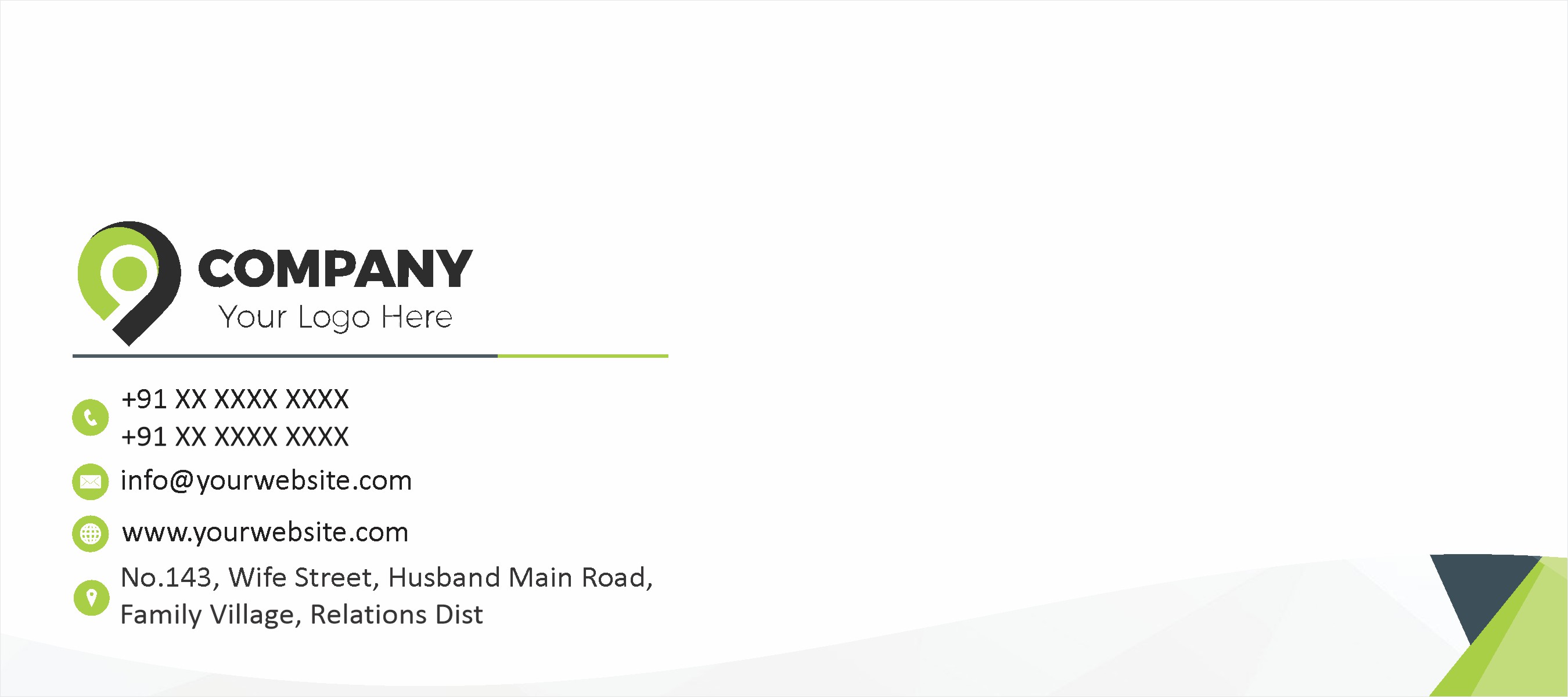Business Letter Envelope Design 034