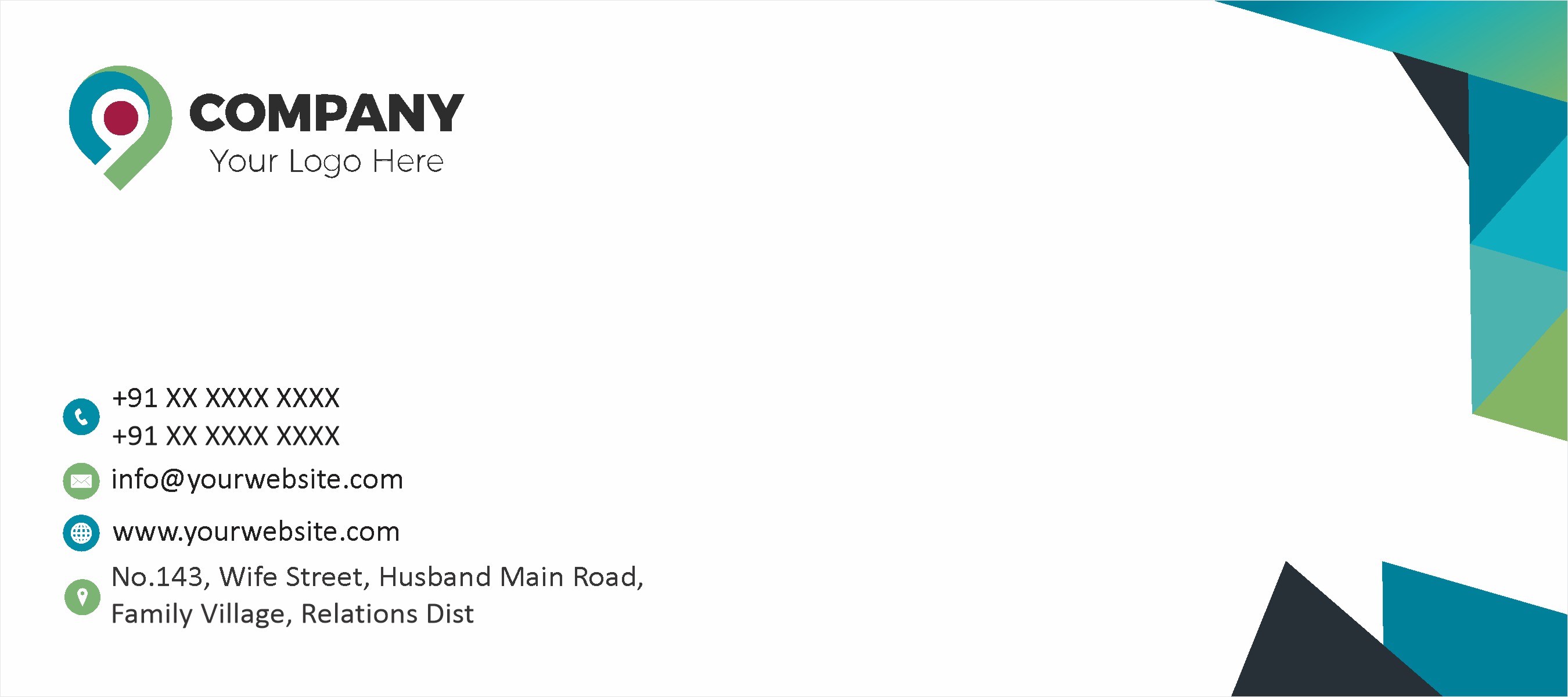 Business Letter Envelope Design 004