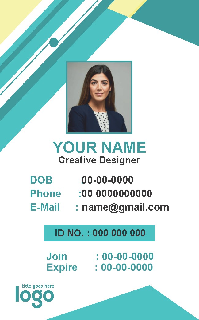 Corporate Employee ID Card 002