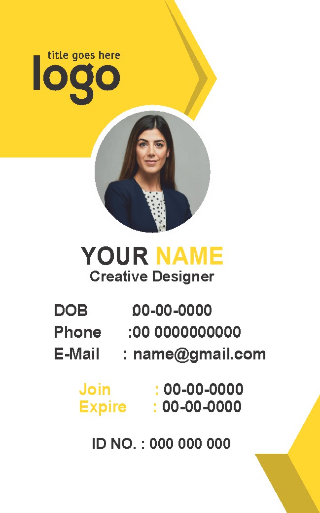 Staff Photo ID Card 018