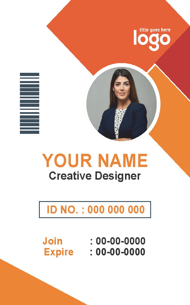 Company ID Badge Design 019