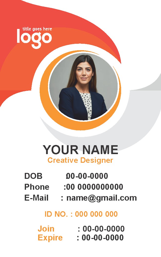College ID Card Design 024