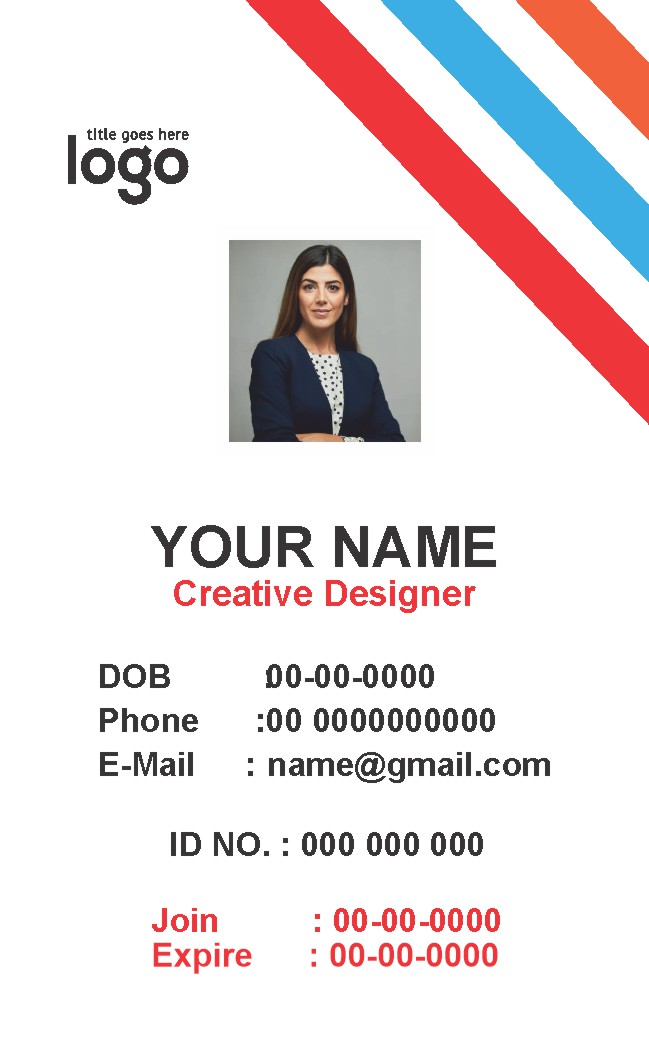Corporate Employee ID Card 032